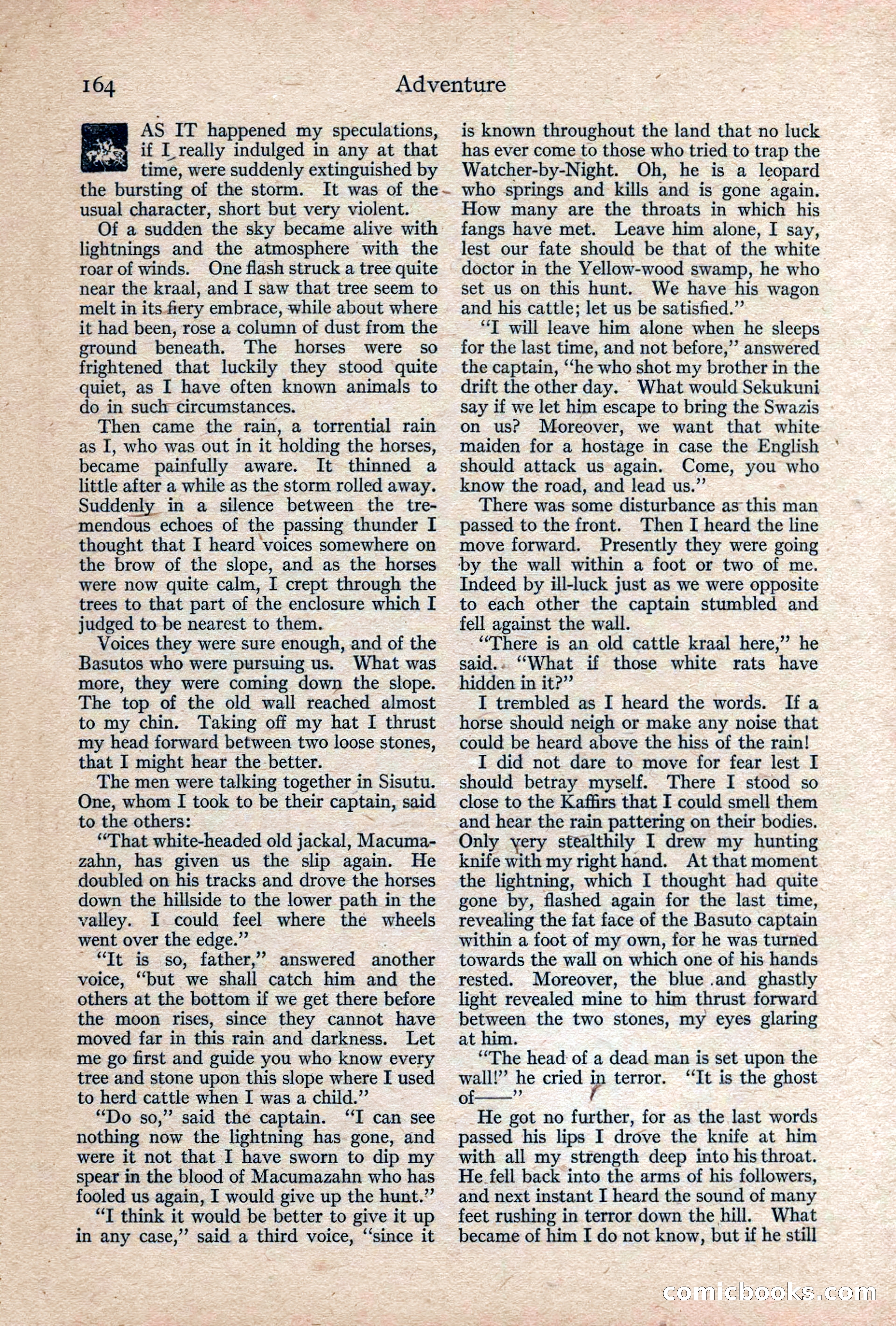 Adventure, February 1917 — page 166 of 228