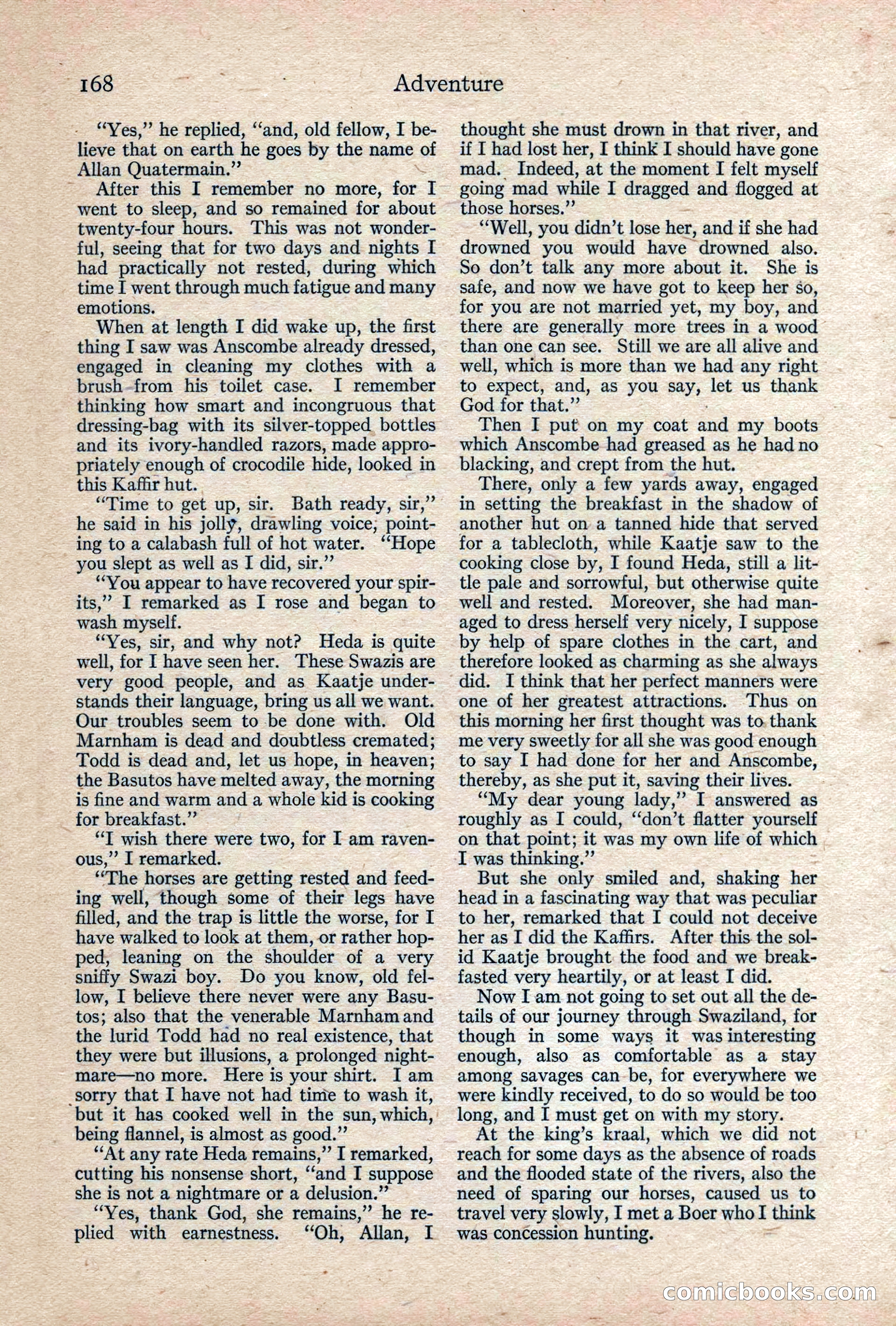 Adventure, February 1917 — page 170 of 228