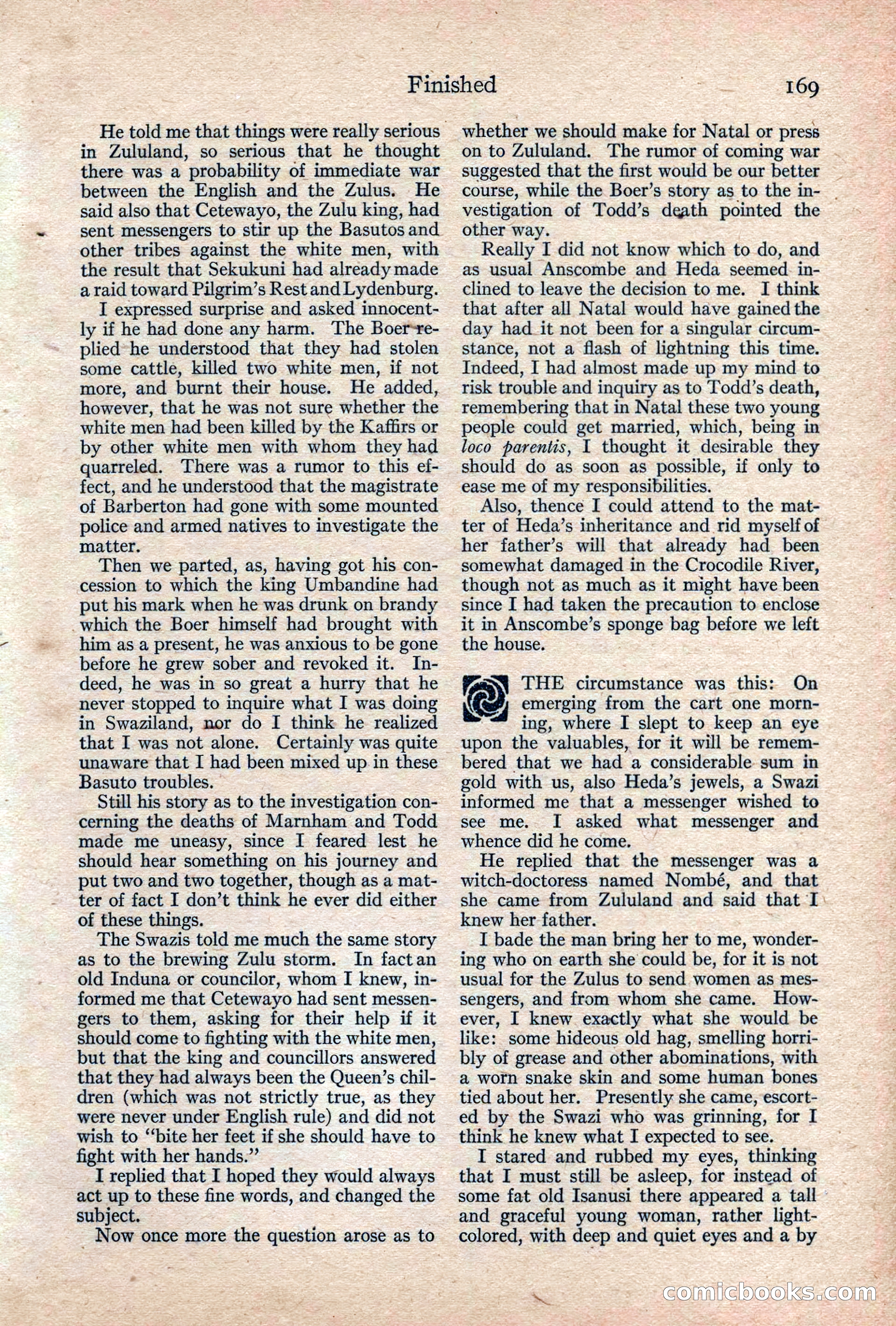 Adventure, February 1917 — page 171 of 228