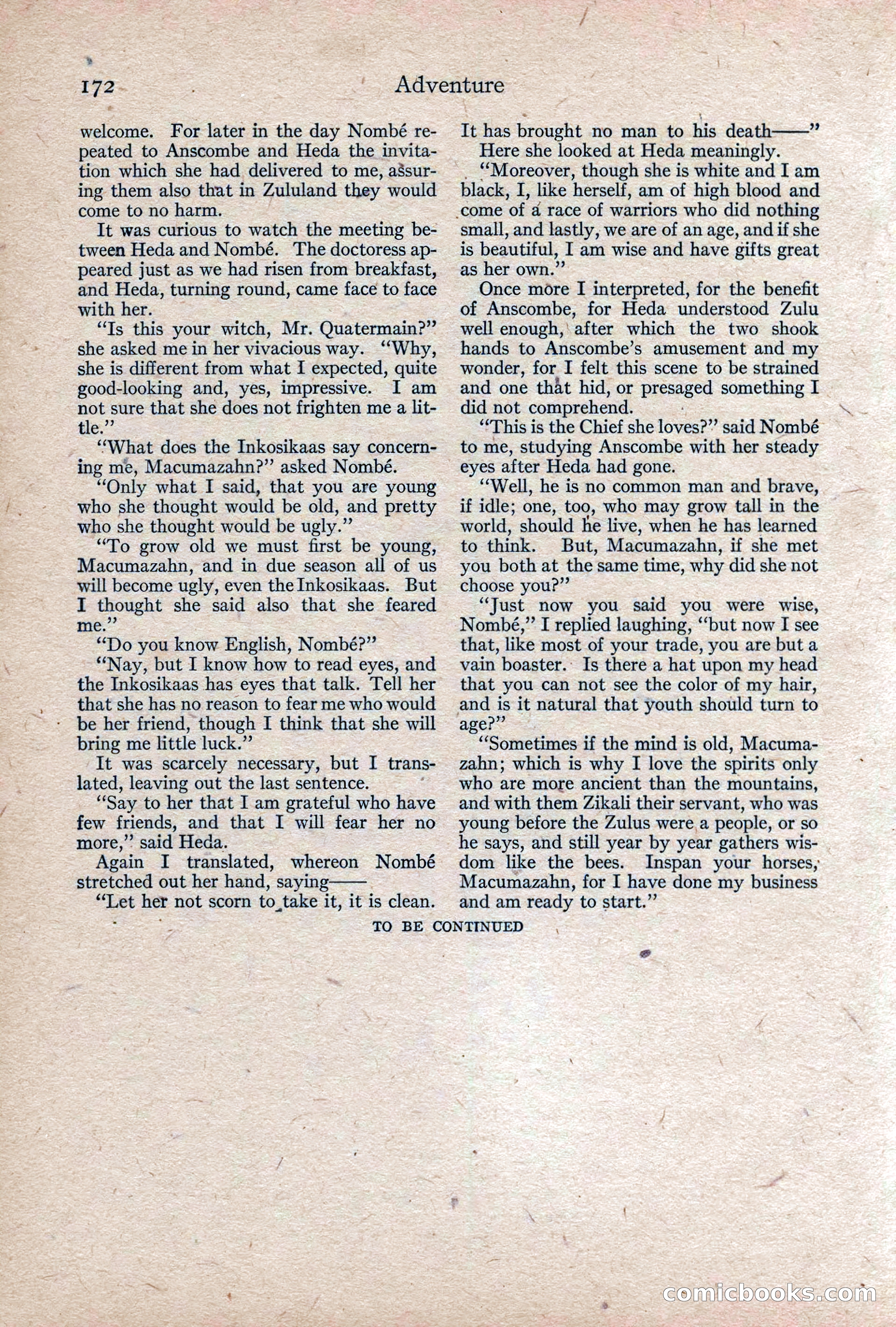 Adventure, February 1917 — page 174 of 228