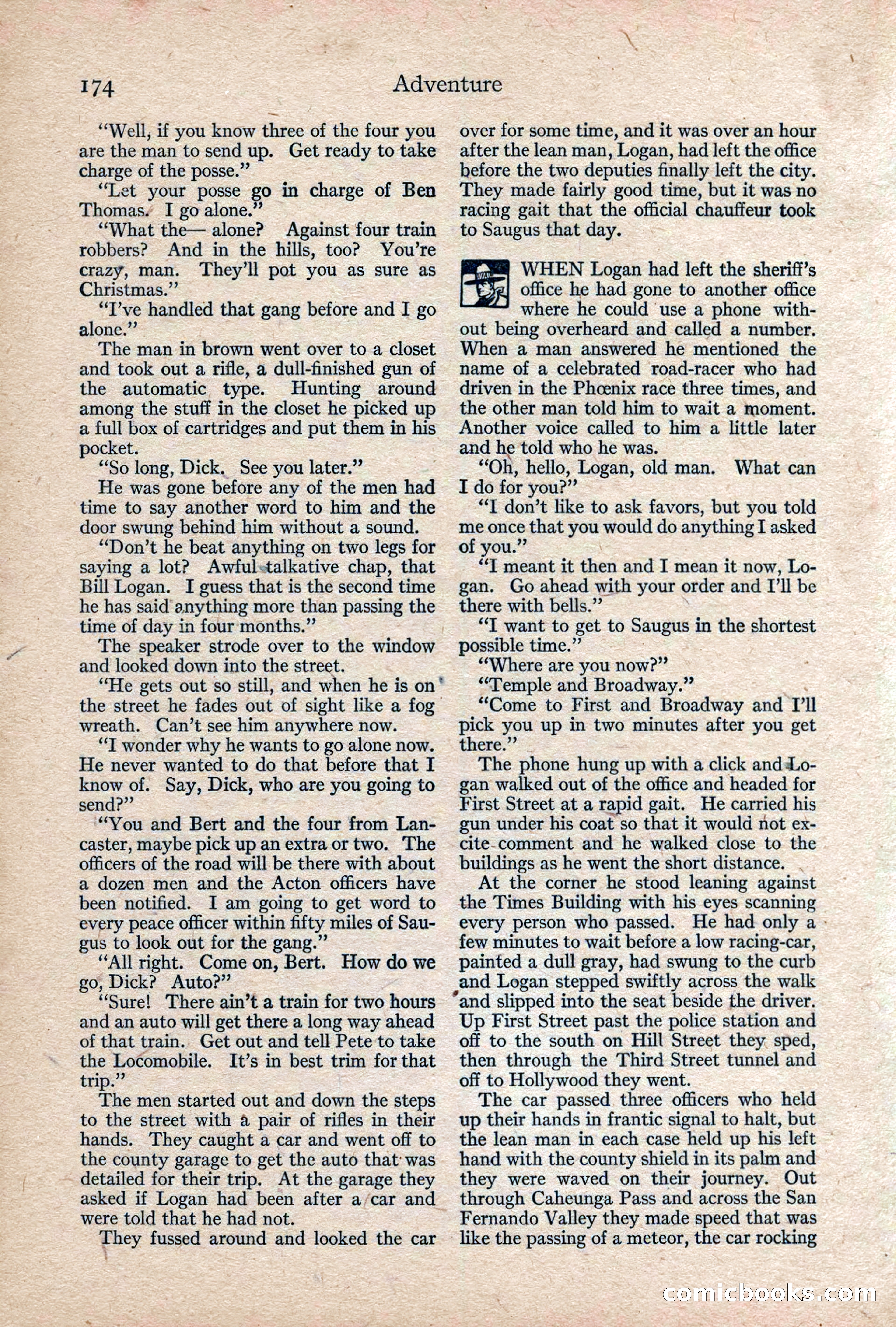 Adventure, February 1917 — page 176 of 228