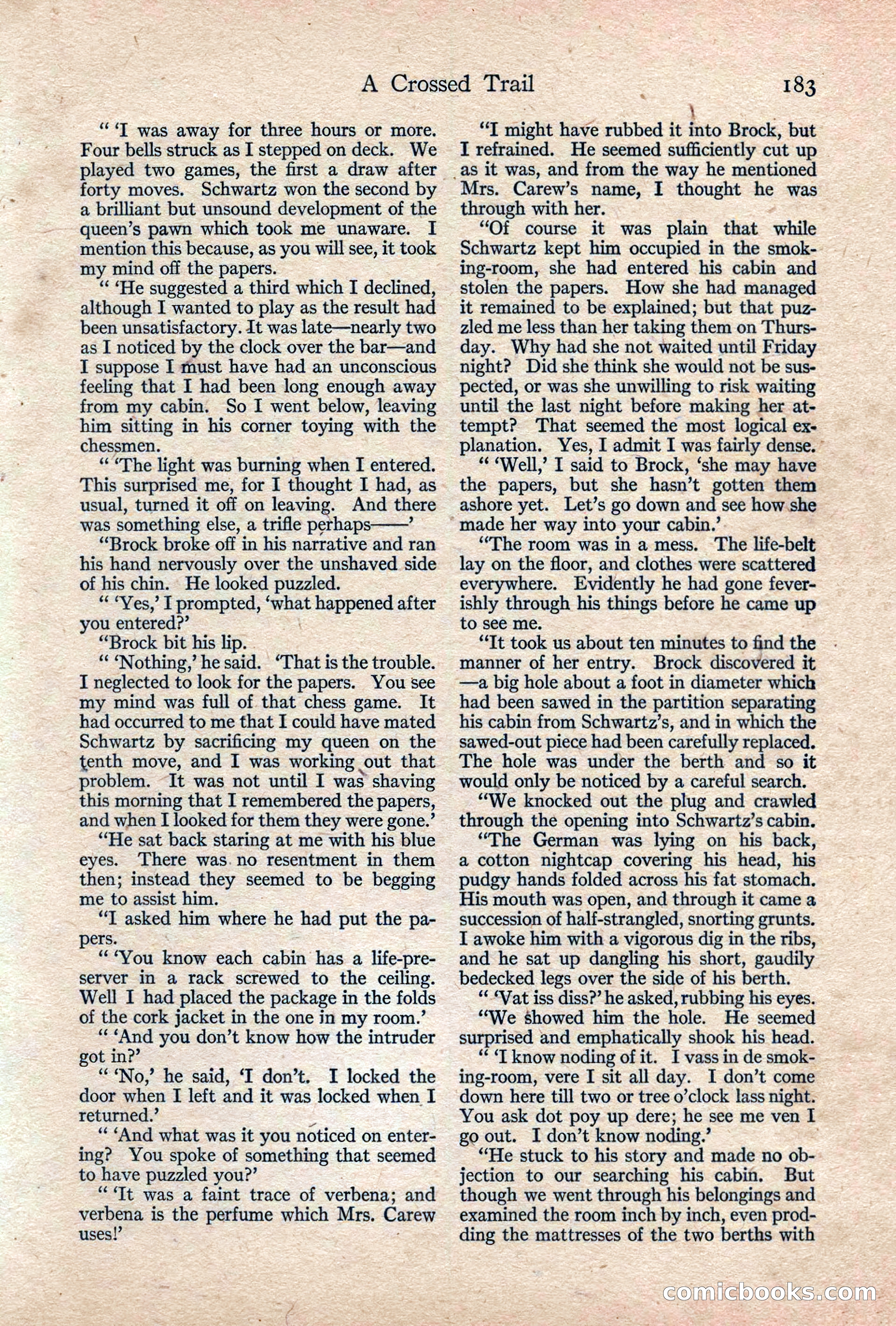 Adventure, February 1917 — page 185 of 228