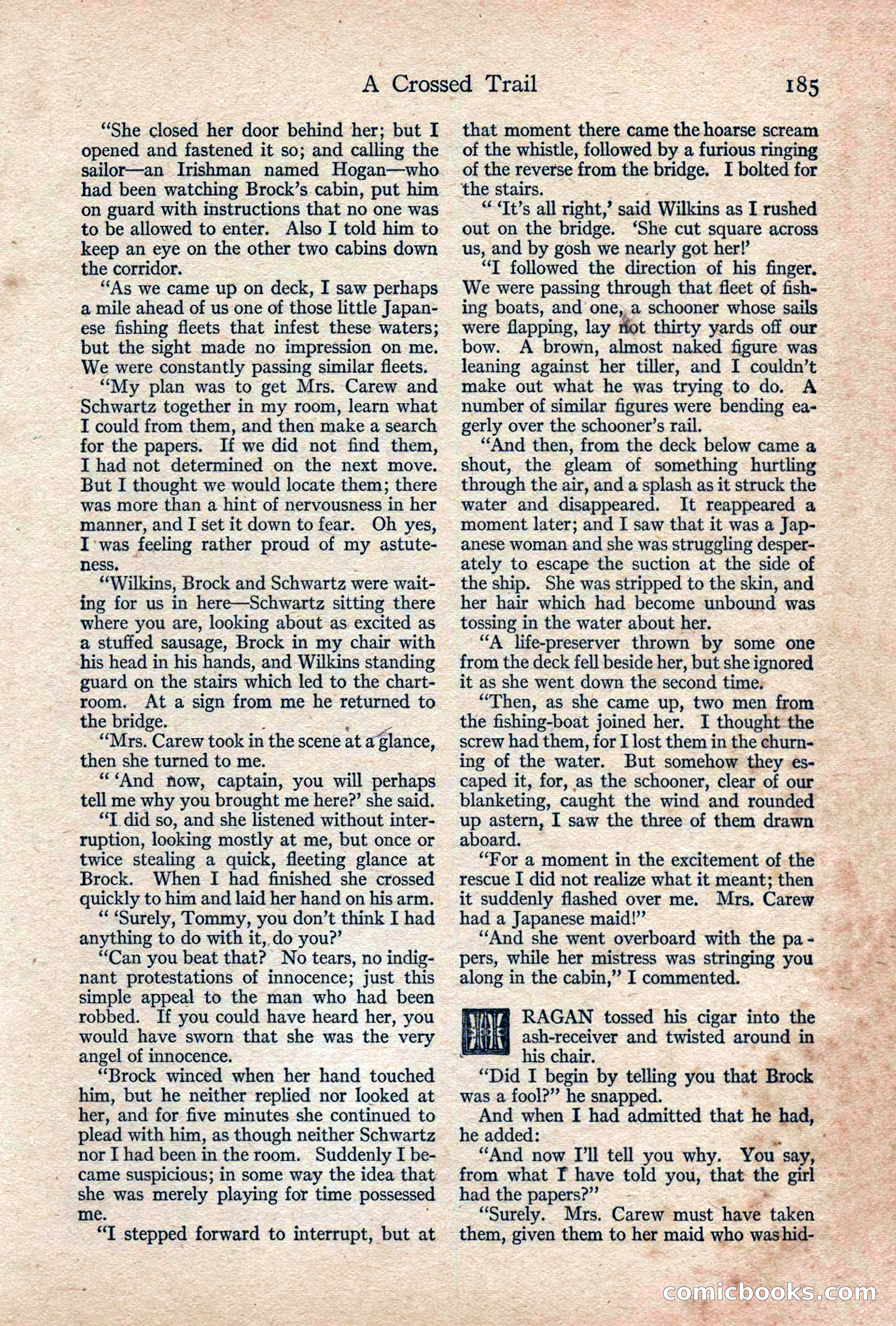 Adventure, February 1917 — page 187 of 228
