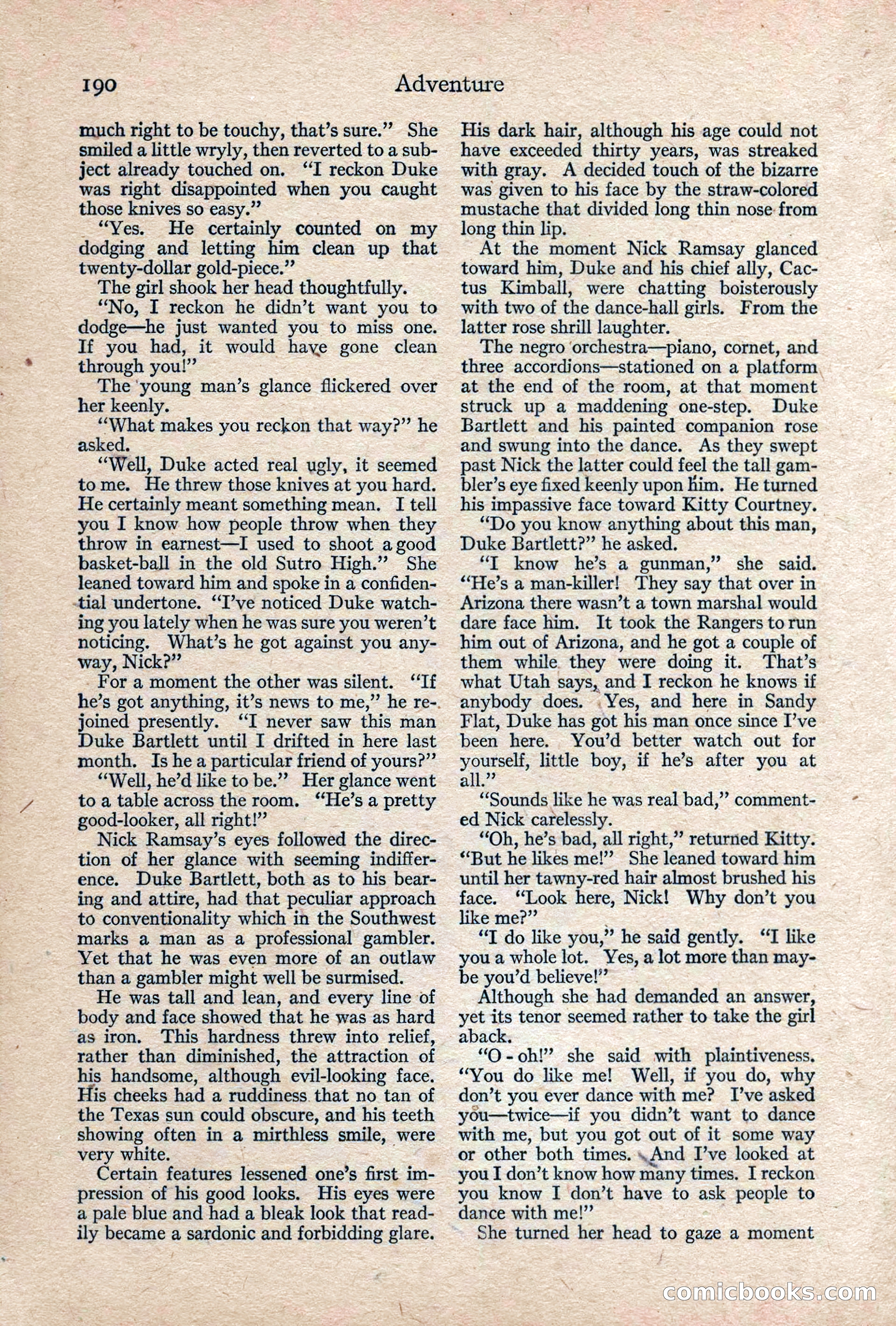 Adventure, February 1917 — page 192 of 228