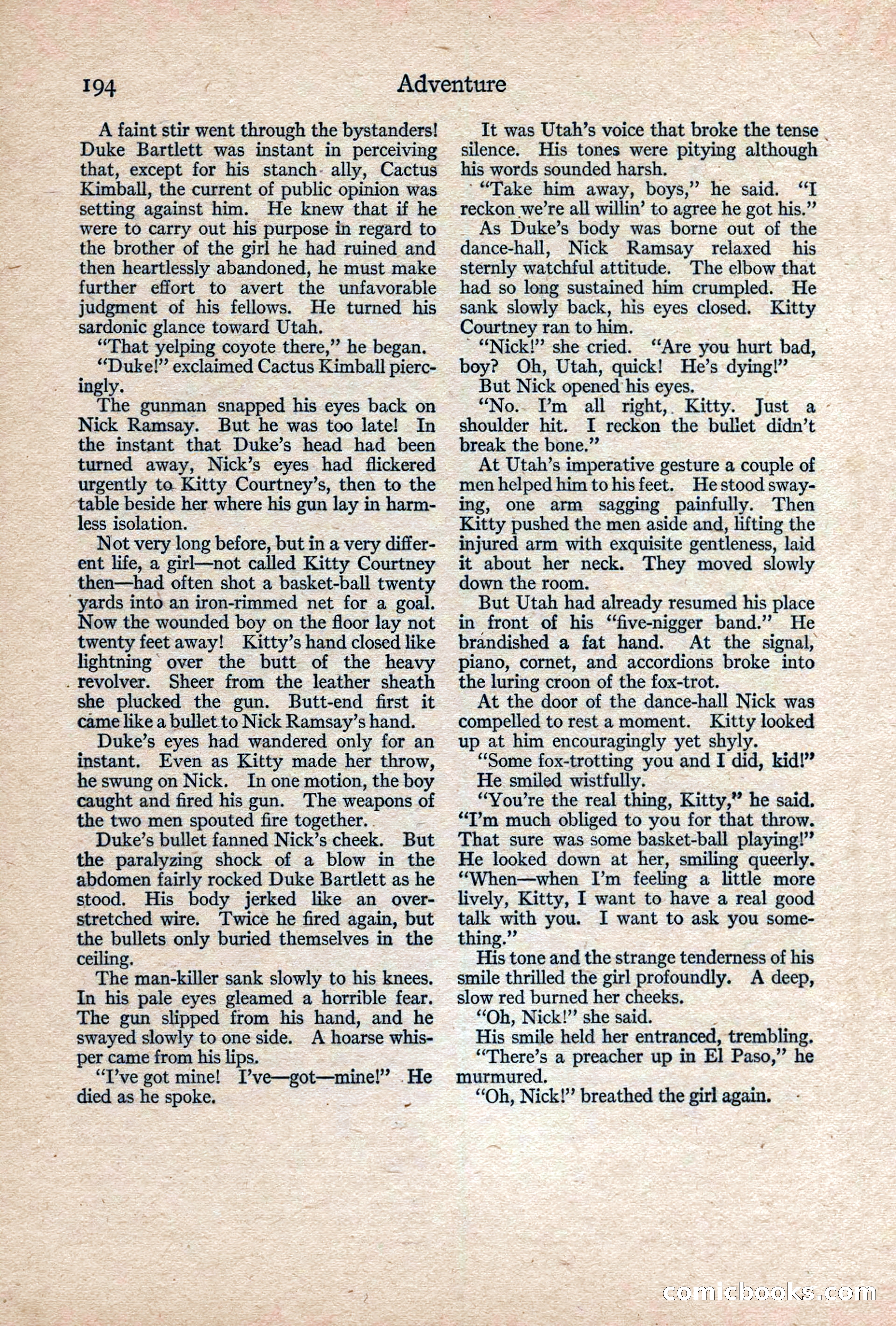 Adventure, February 1917 — page 196 of 228