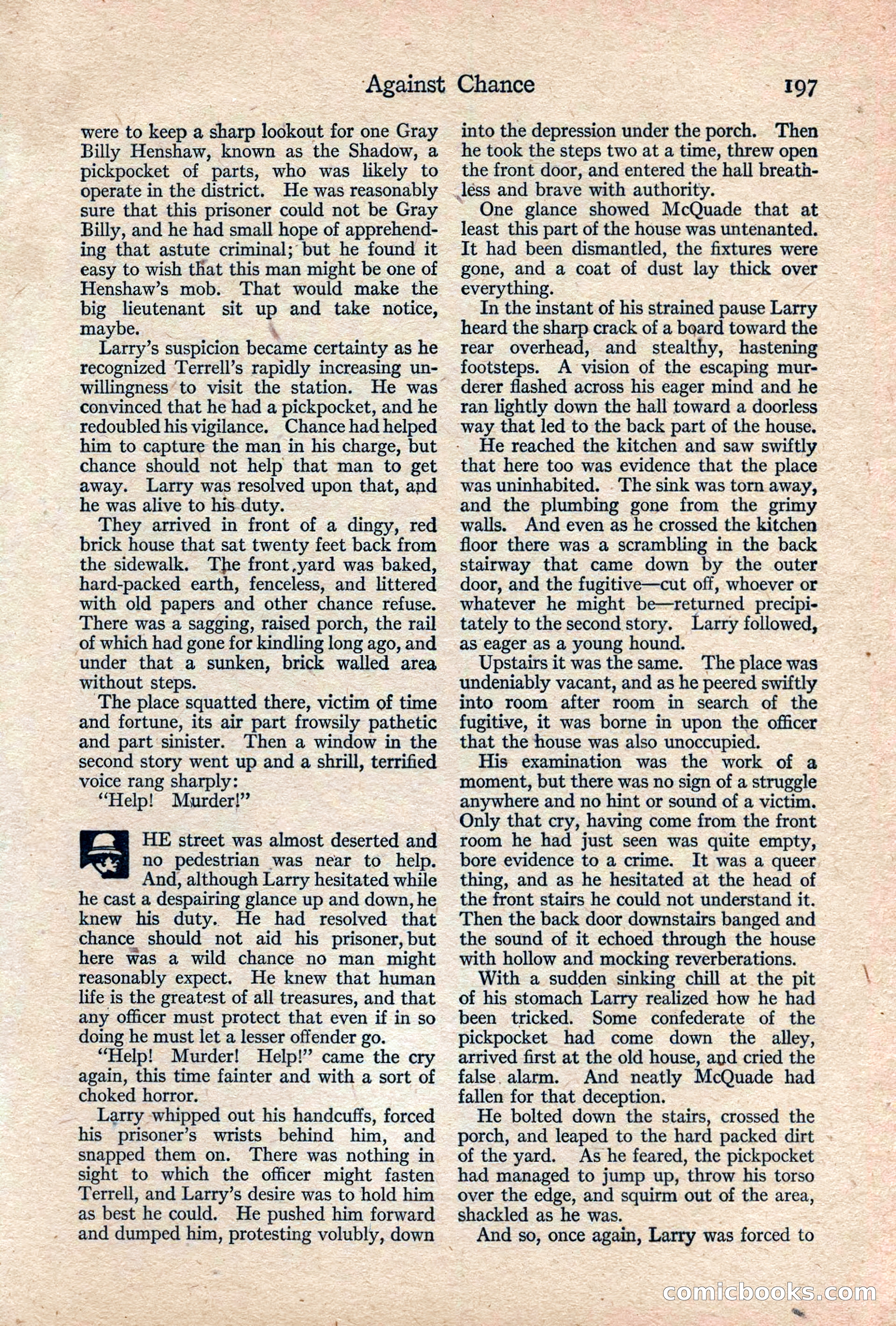 Adventure, February 1917 — page 199 of 228