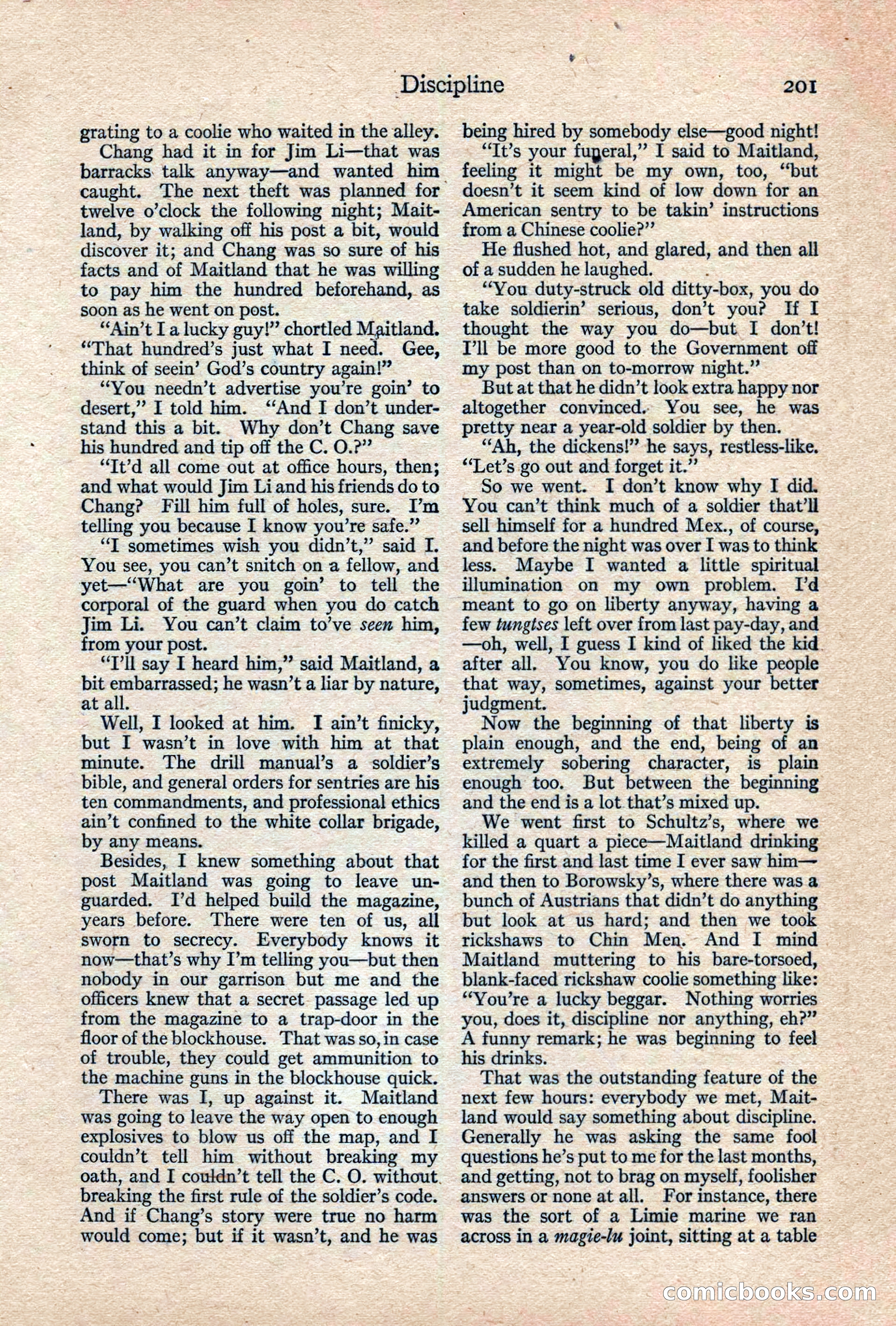 Adventure, February 1917 — page 203 of 228