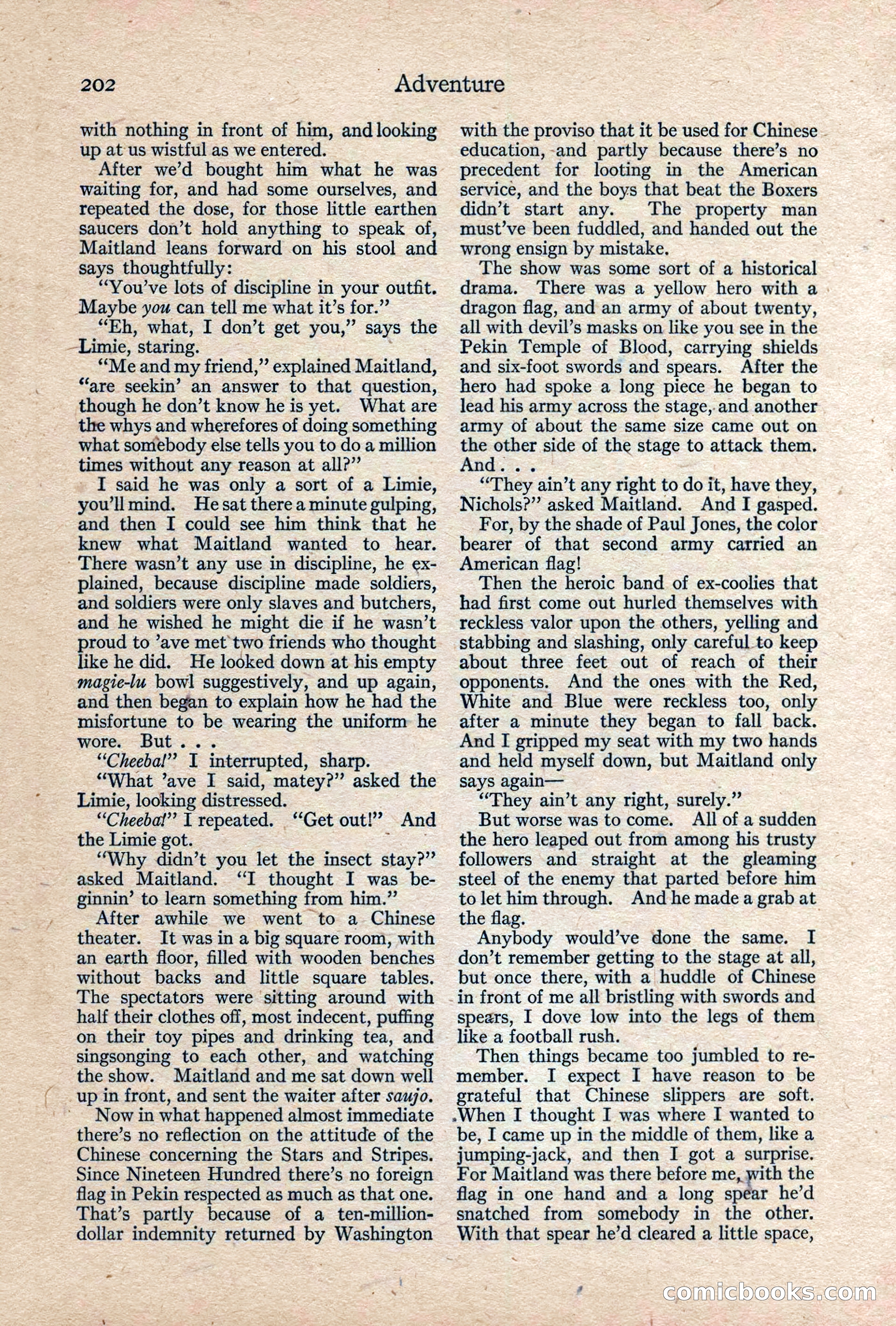 Adventure, February 1917 — page 204 of 228