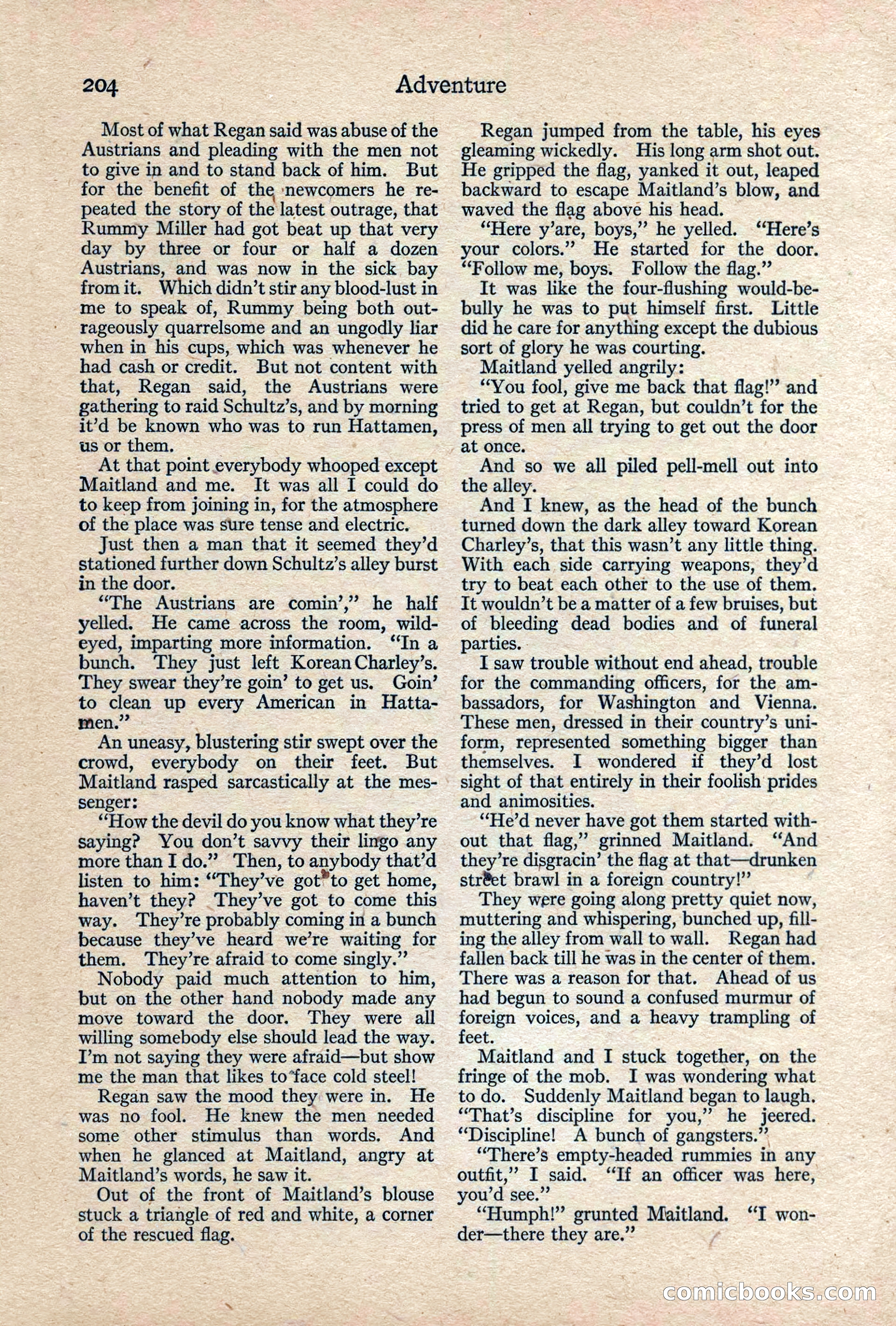 Adventure, February 1917 — page 206 of 228