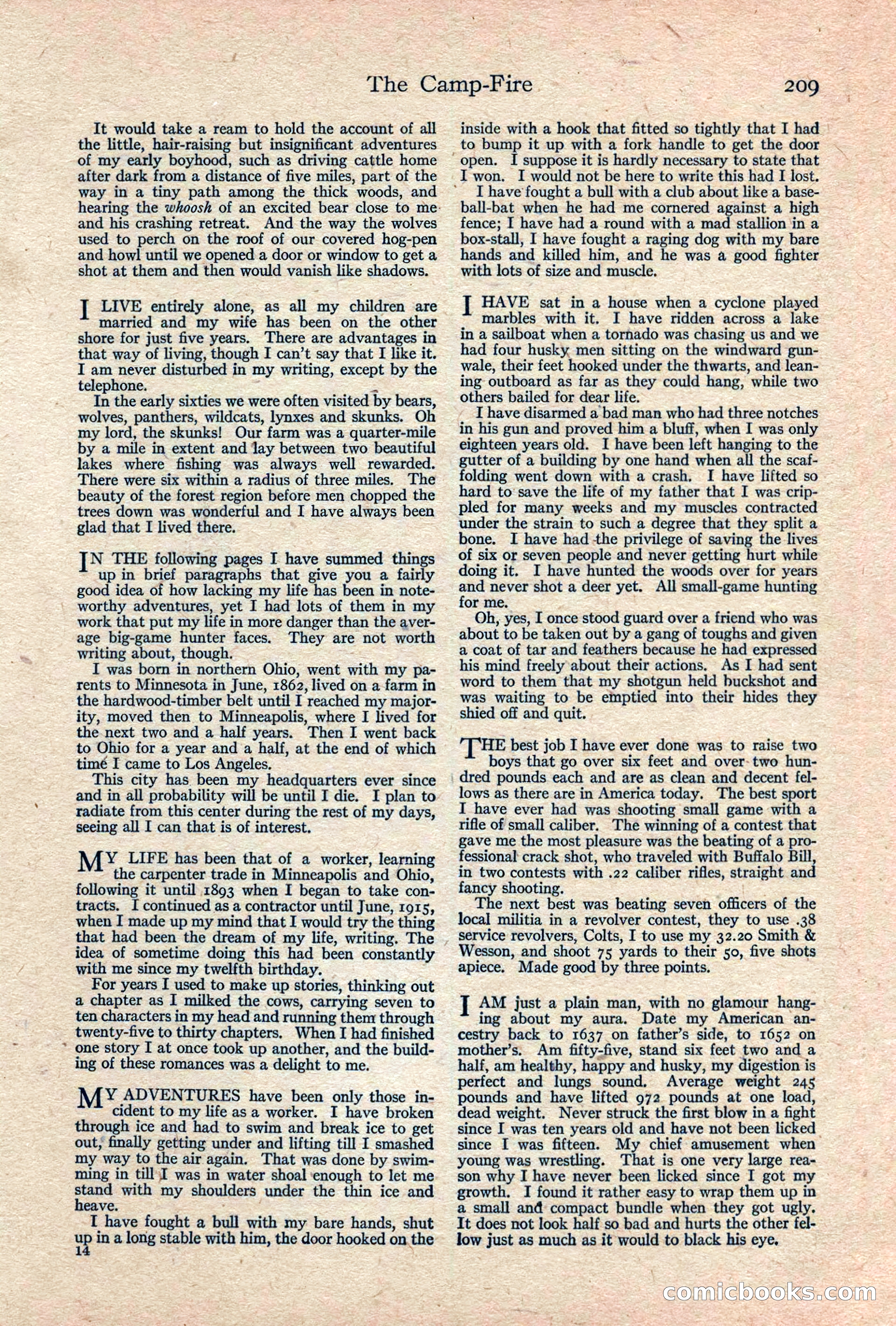 Adventure, February 1917 — page 211 of 228