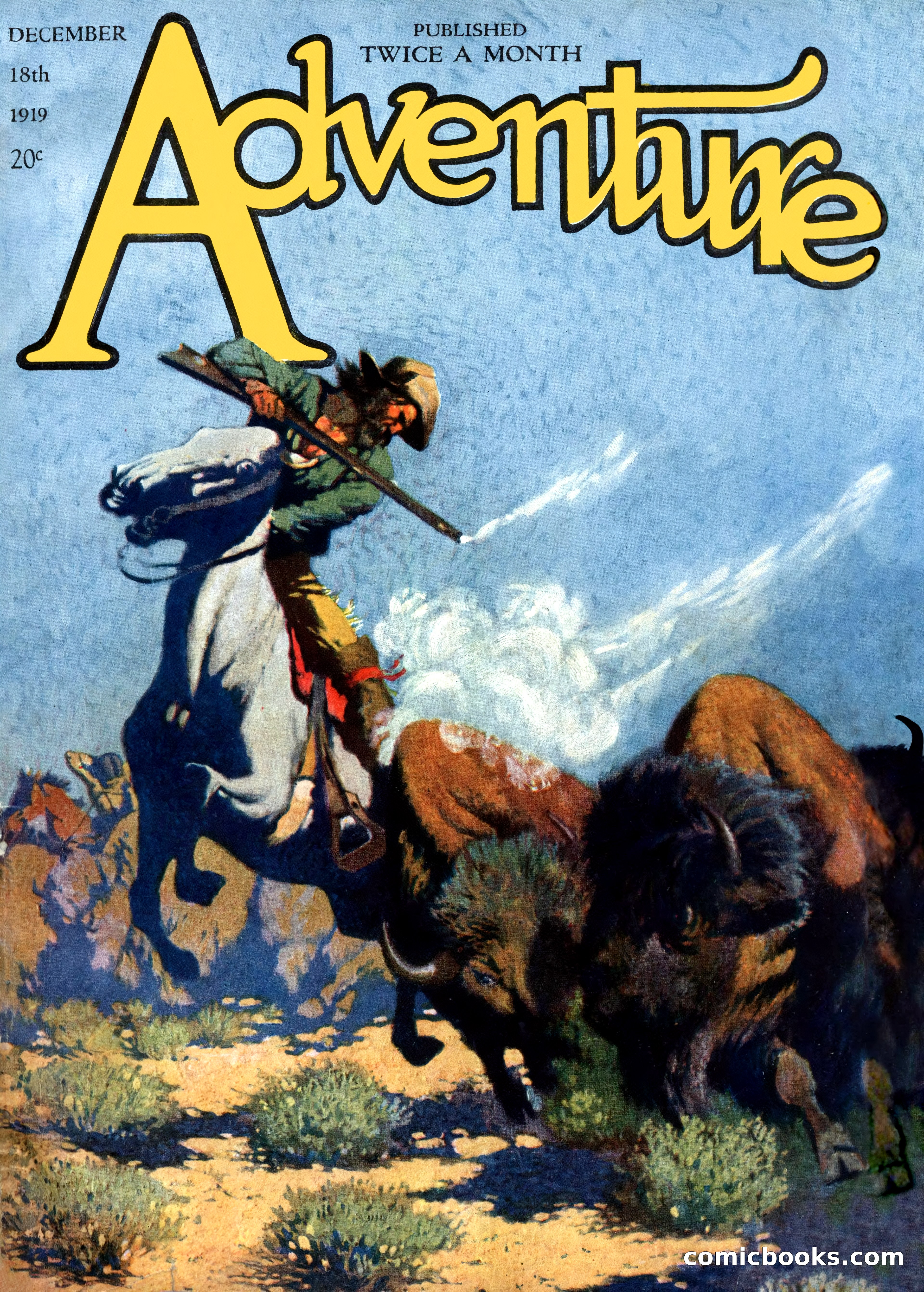 Adventure Magazine Cover, December 18, 1919