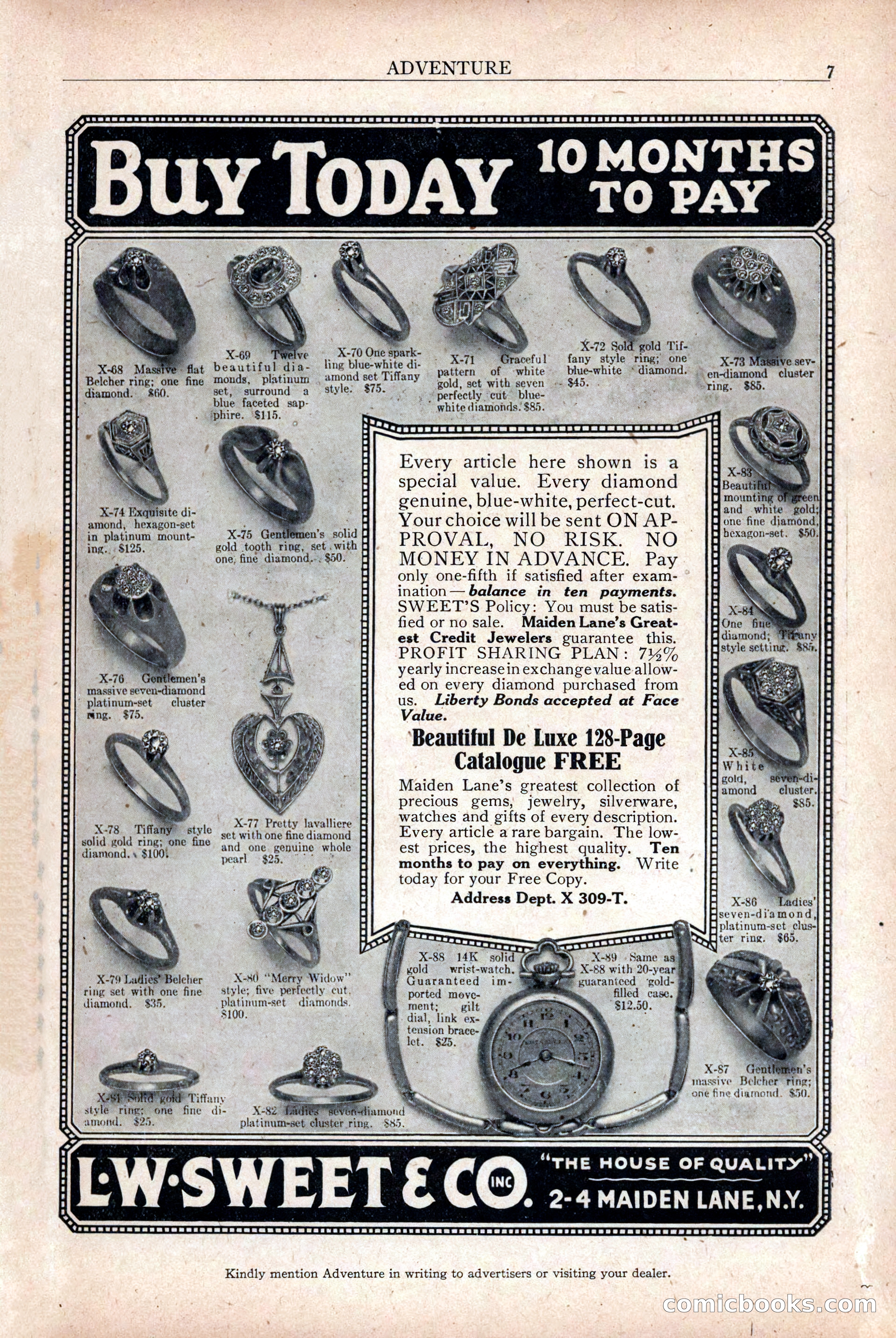 Adventure Magazine Cover, December 18, 1919 — page 9 of 208