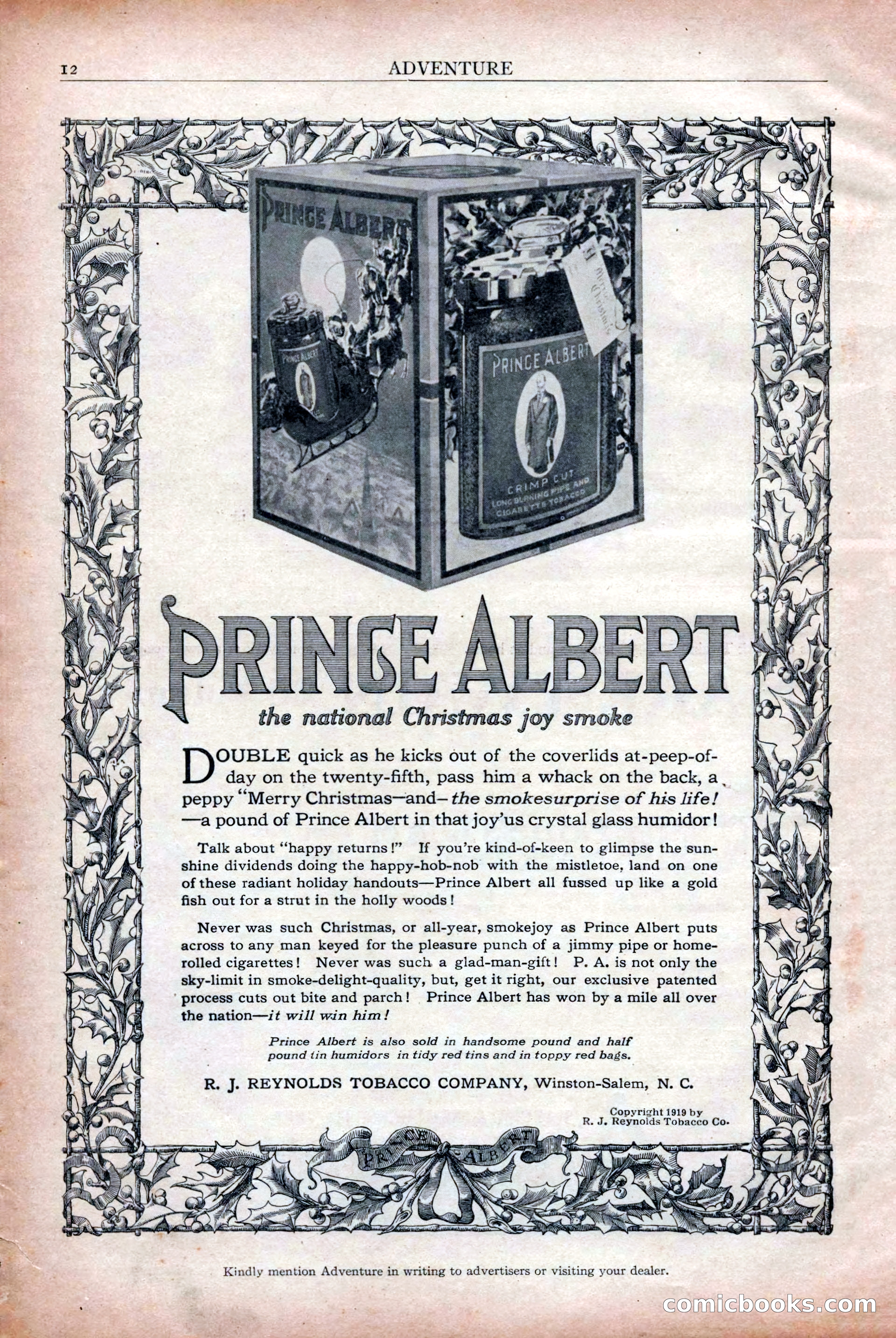 Adventure Magazine Cover, December 18, 1919 — page 14 of 208