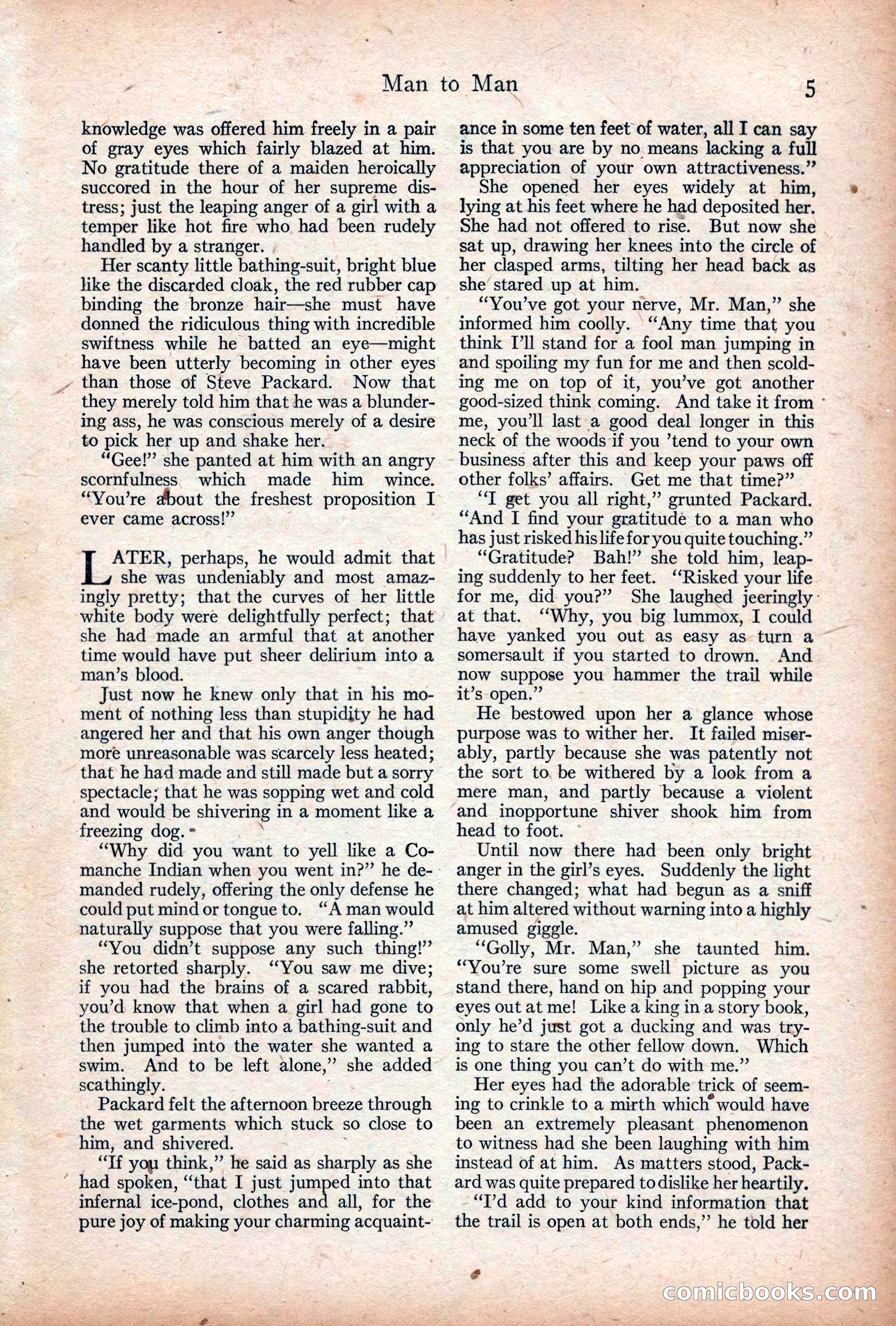 Adventure Magazine Cover, December 18, 1919 — page 19 of 208