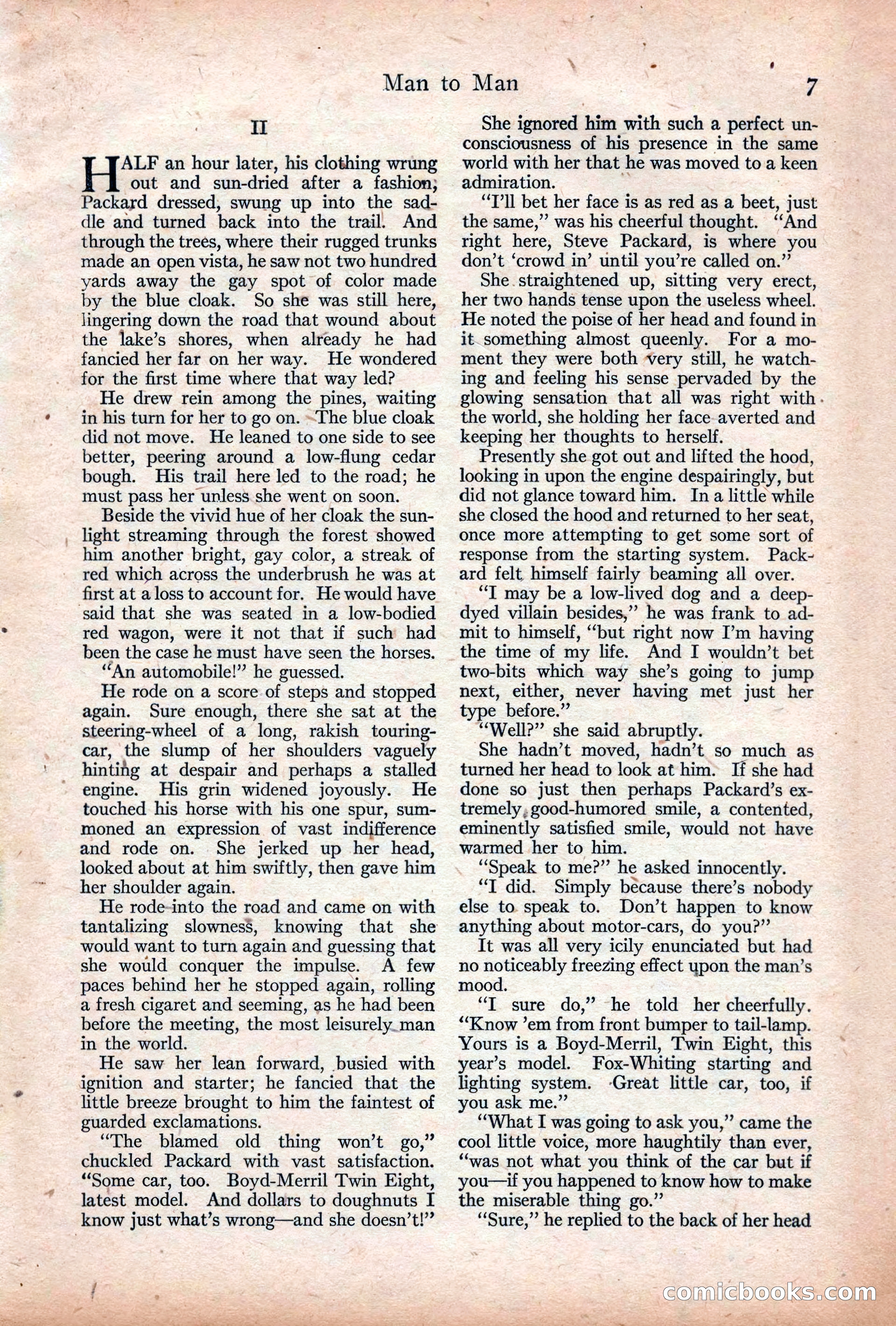 Adventure Magazine Cover, December 18, 1919 — page 21 of 208