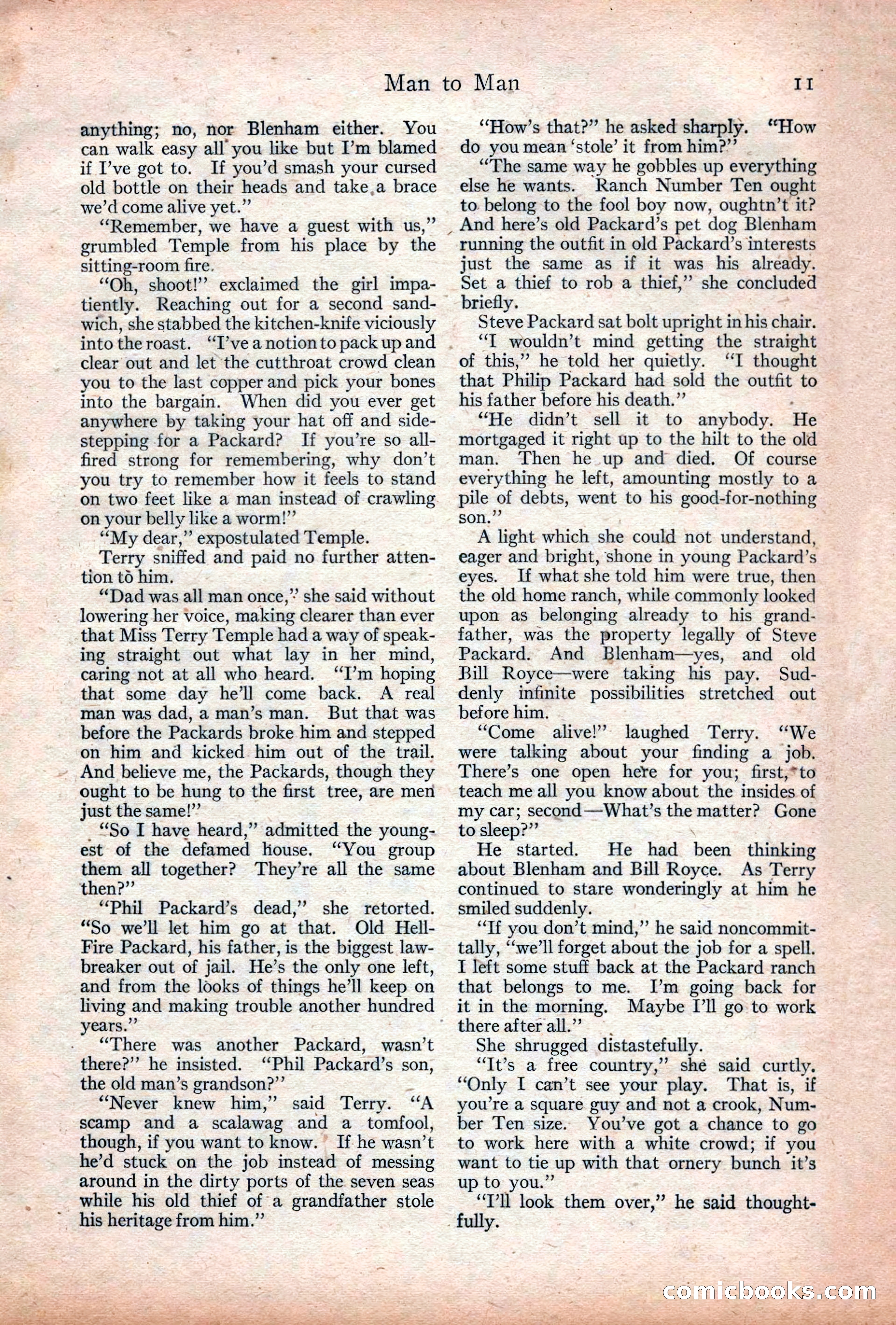 Adventure Magazine Cover, December 18, 1919 — page 25 of 208