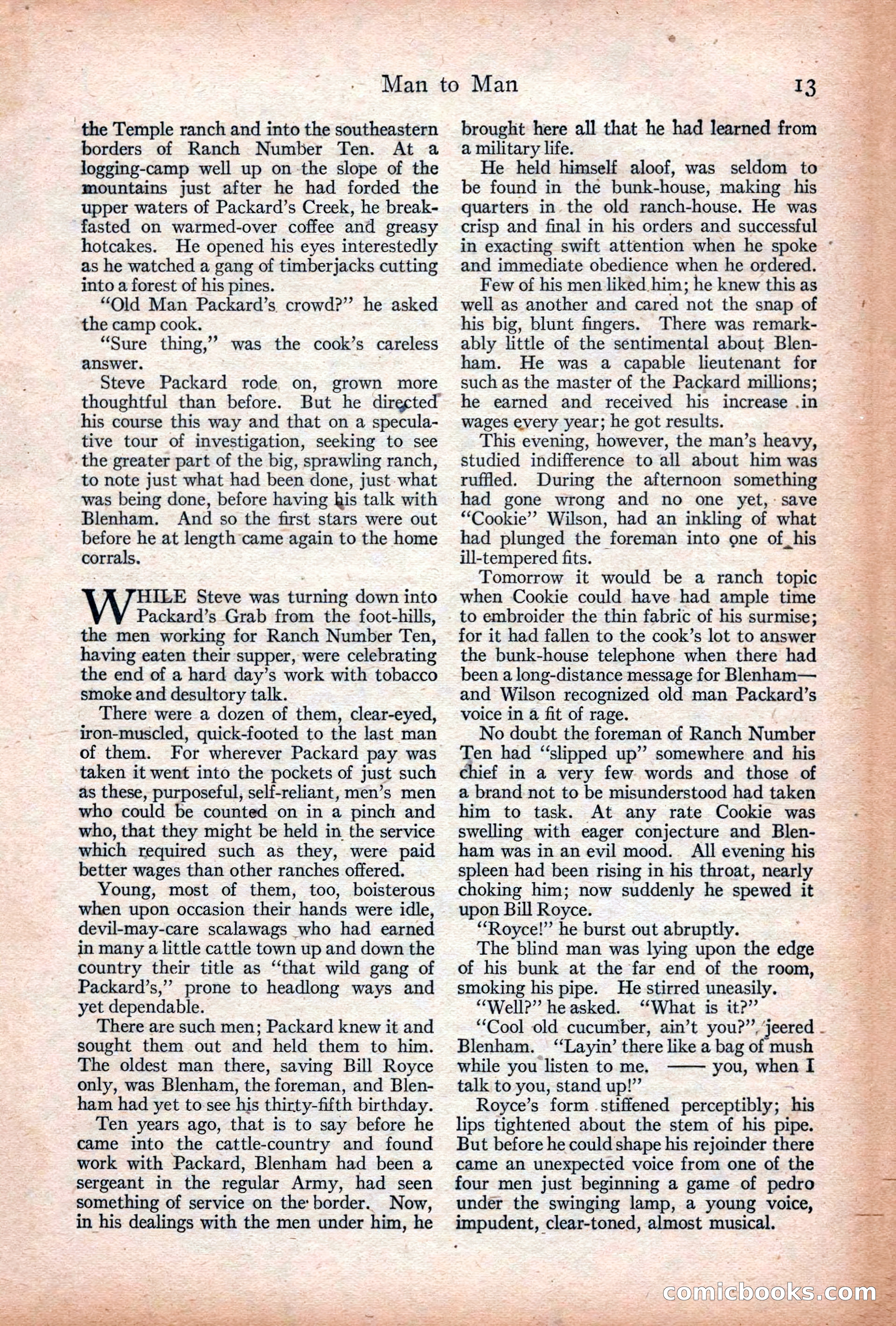 Adventure Magazine Cover, December 18, 1919 — page 27 of 208