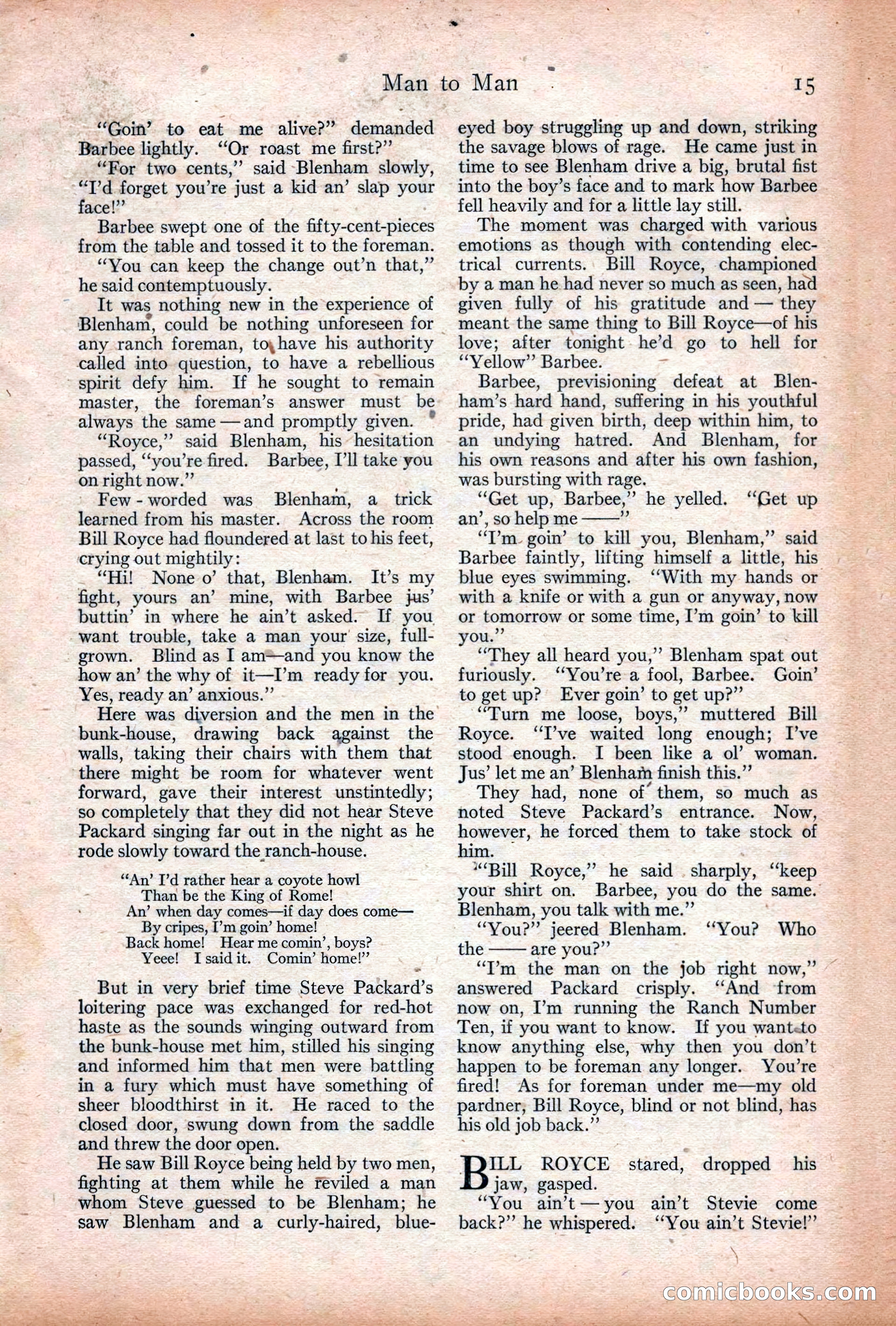 Adventure Magazine Cover, December 18, 1919 — page 29 of 208