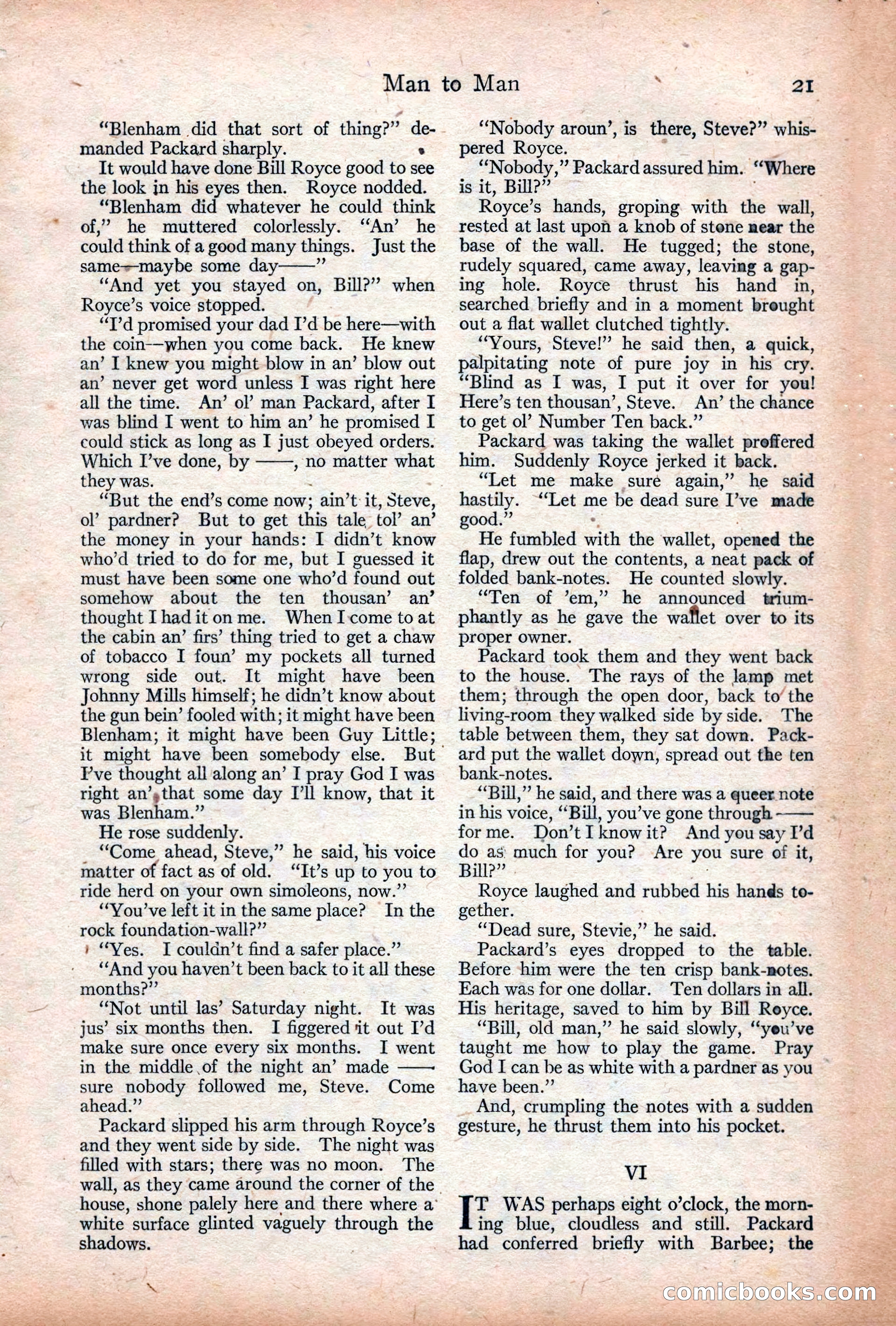 Adventure Magazine Cover, December 18, 1919 — page 35 of 208