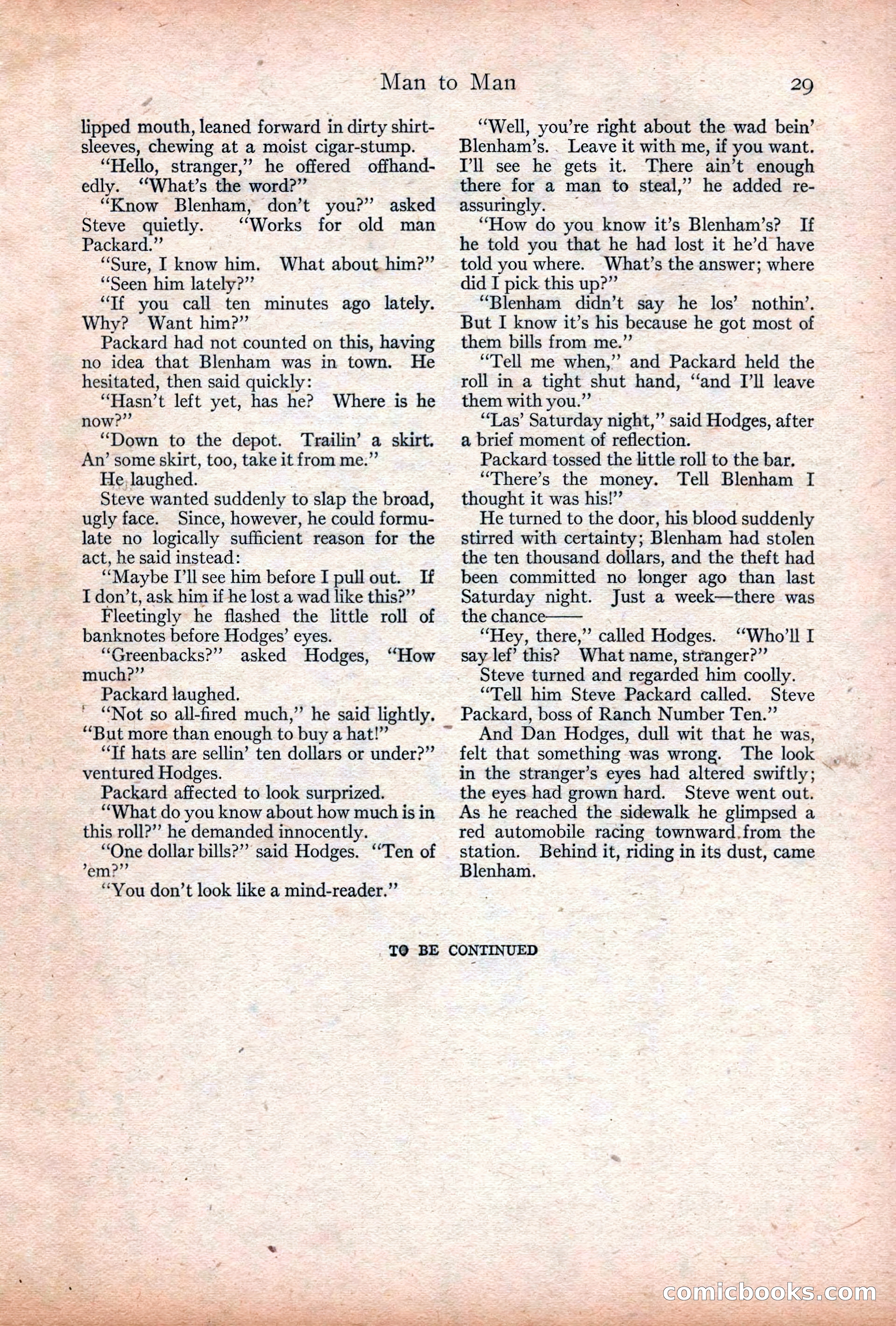 Adventure Magazine Cover, December 18, 1919 — page 43 of 208