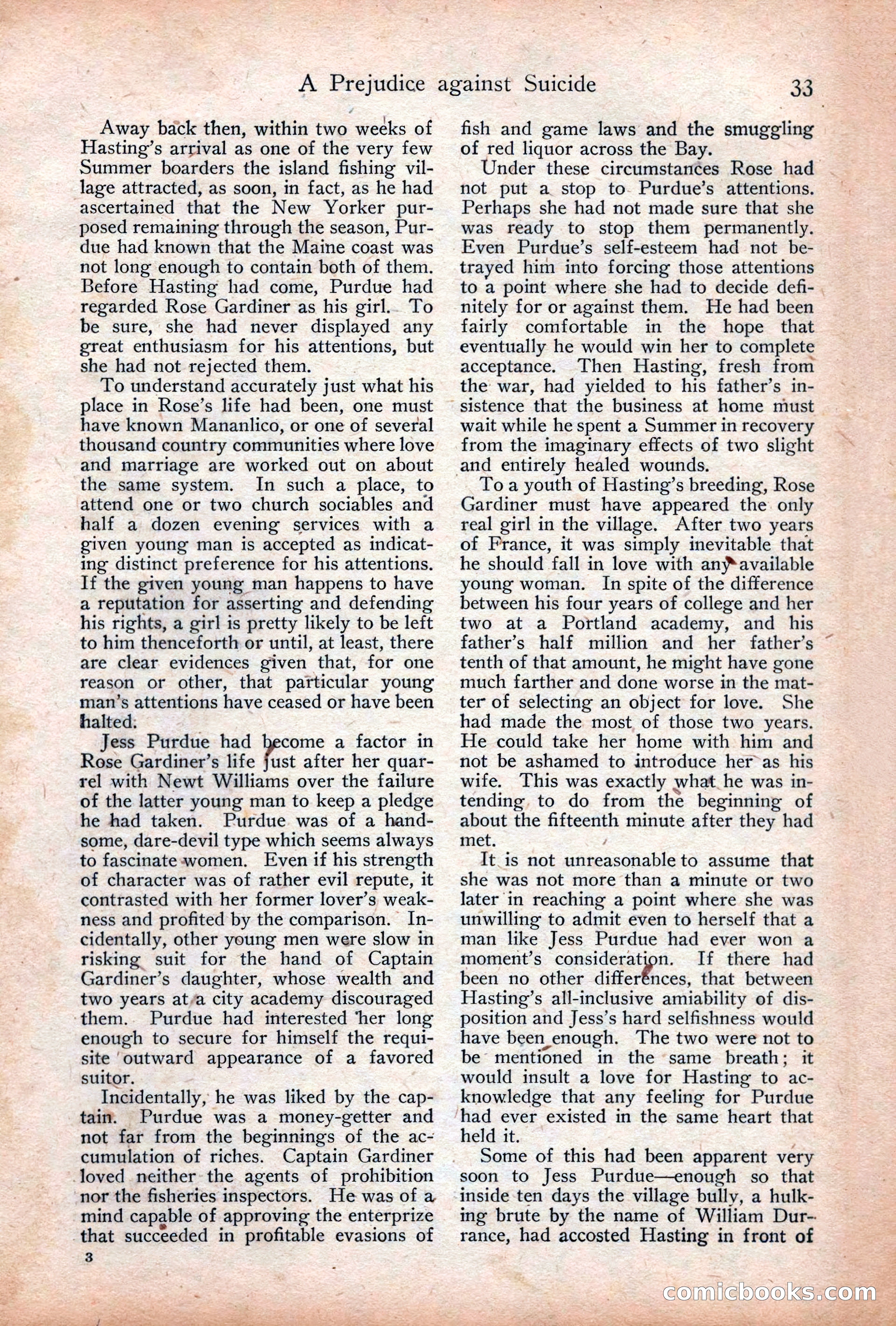 Adventure Magazine Cover, December 18, 1919 — page 47 of 208