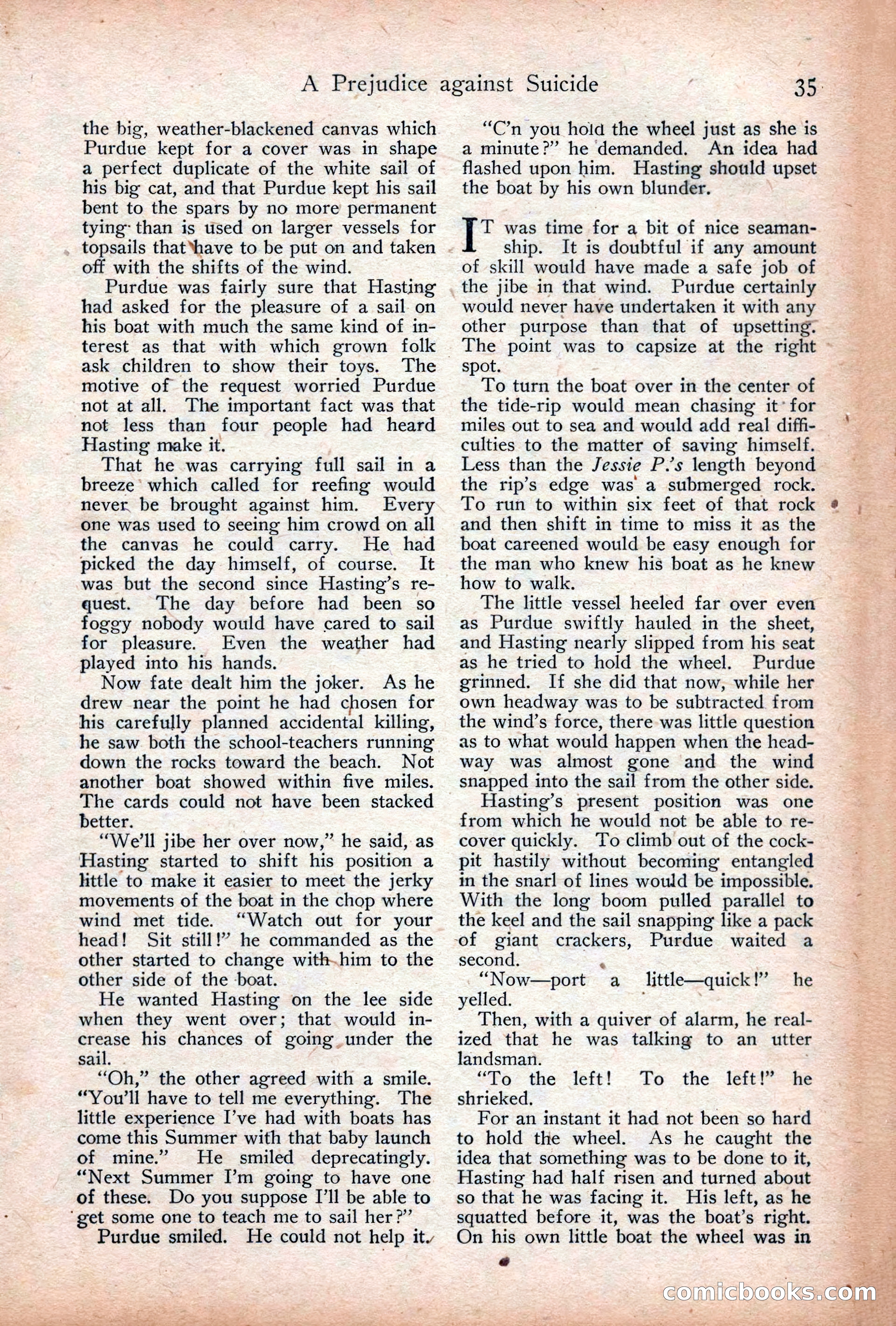 Adventure Magazine Cover, December 18, 1919 — page 49 of 208