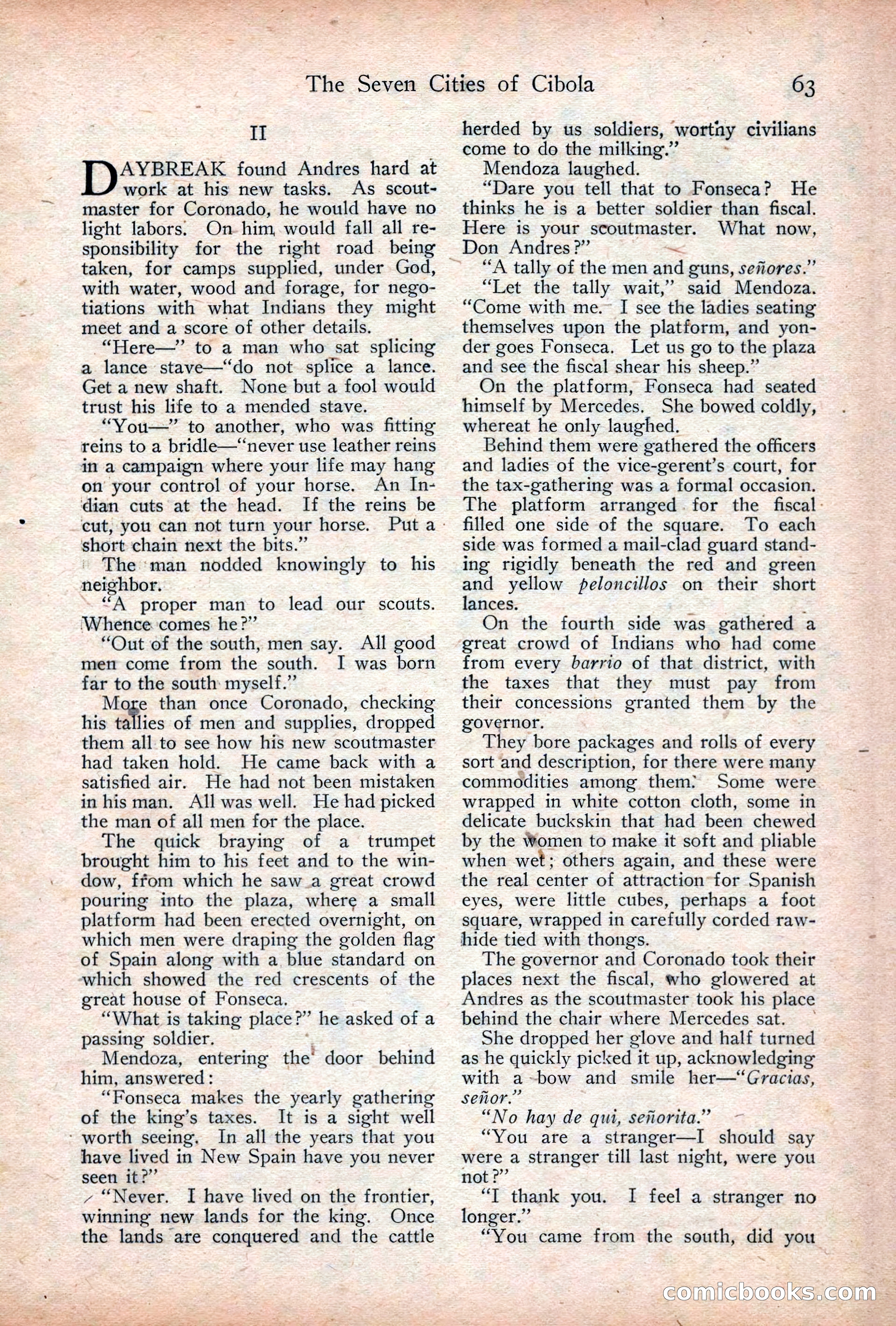 Adventure Magazine Cover, December 18, 1919 — page 77 of 208