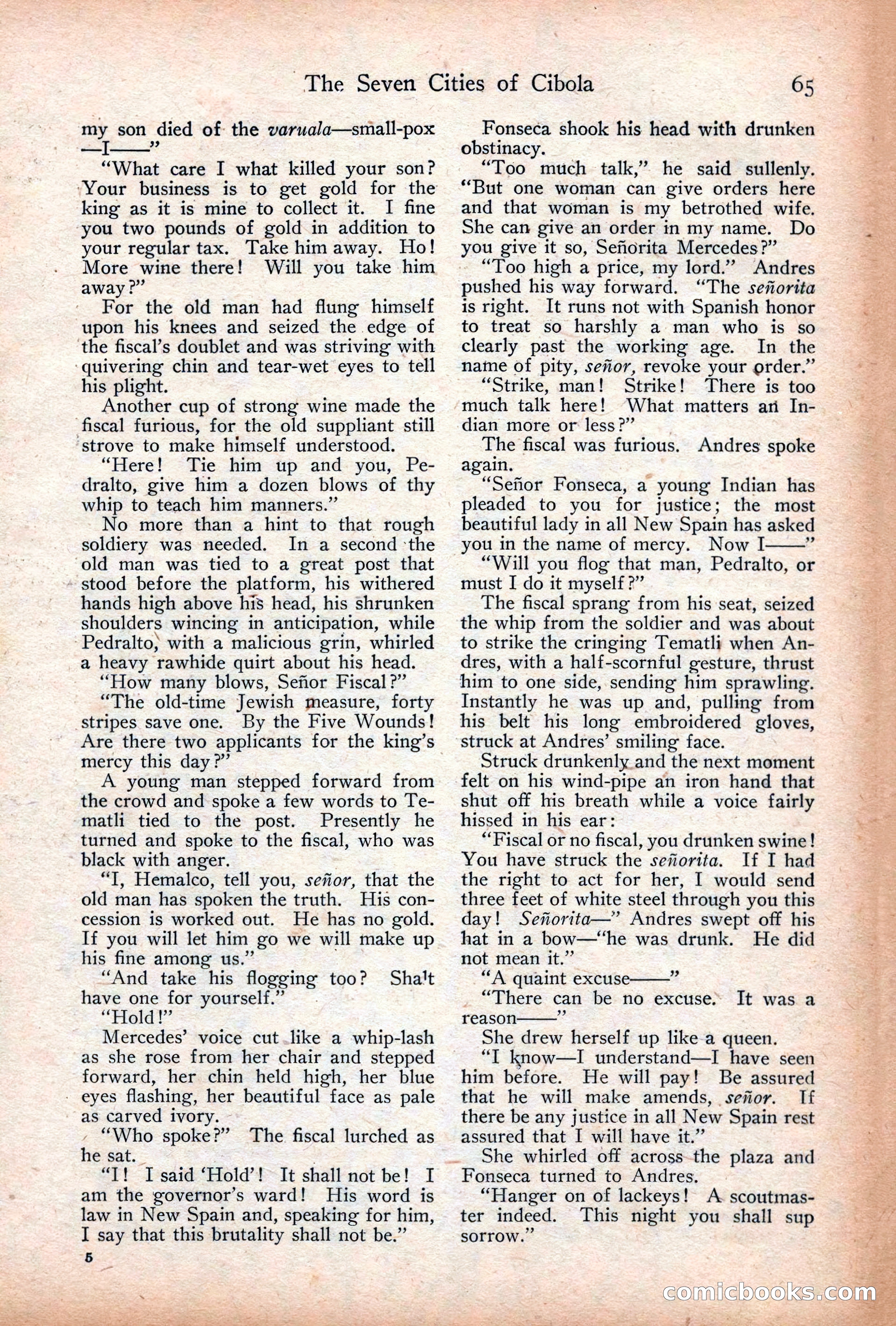 Adventure Magazine Cover, December 18, 1919 — page 79 of 208