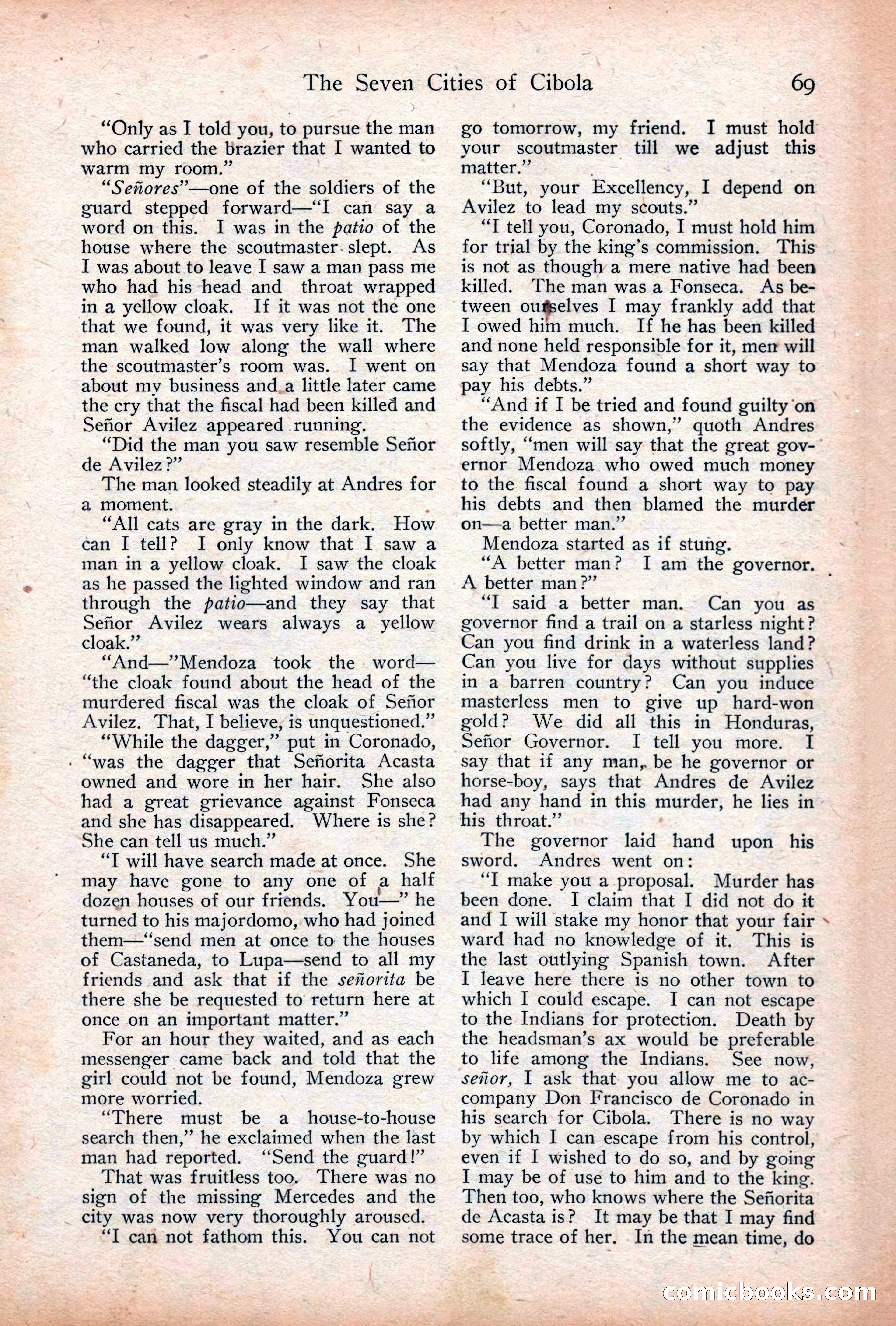 Adventure Magazine Cover, December 18, 1919 — page 83 of 208
