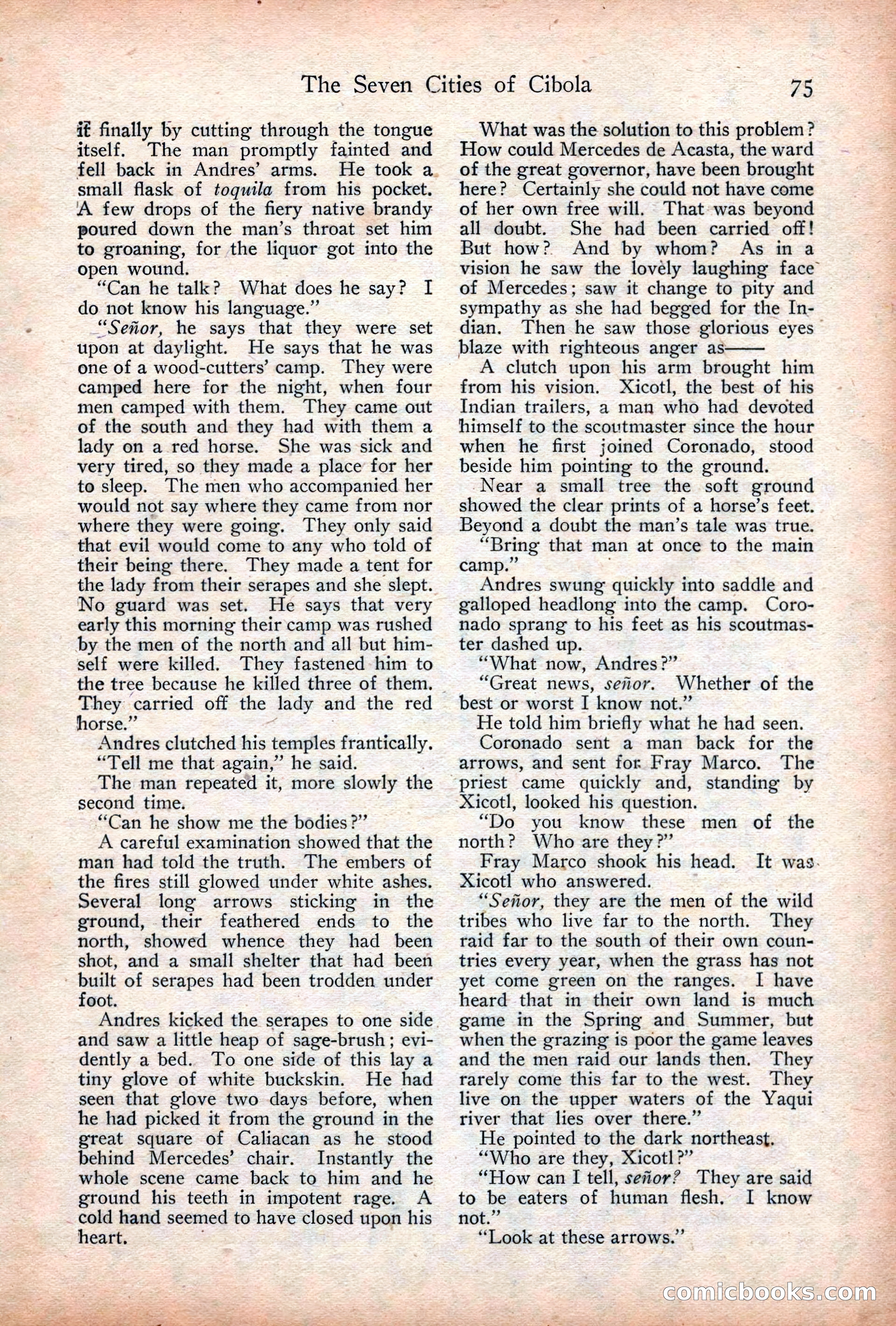 Adventure Magazine Cover, December 18, 1919 — page 89 of 208