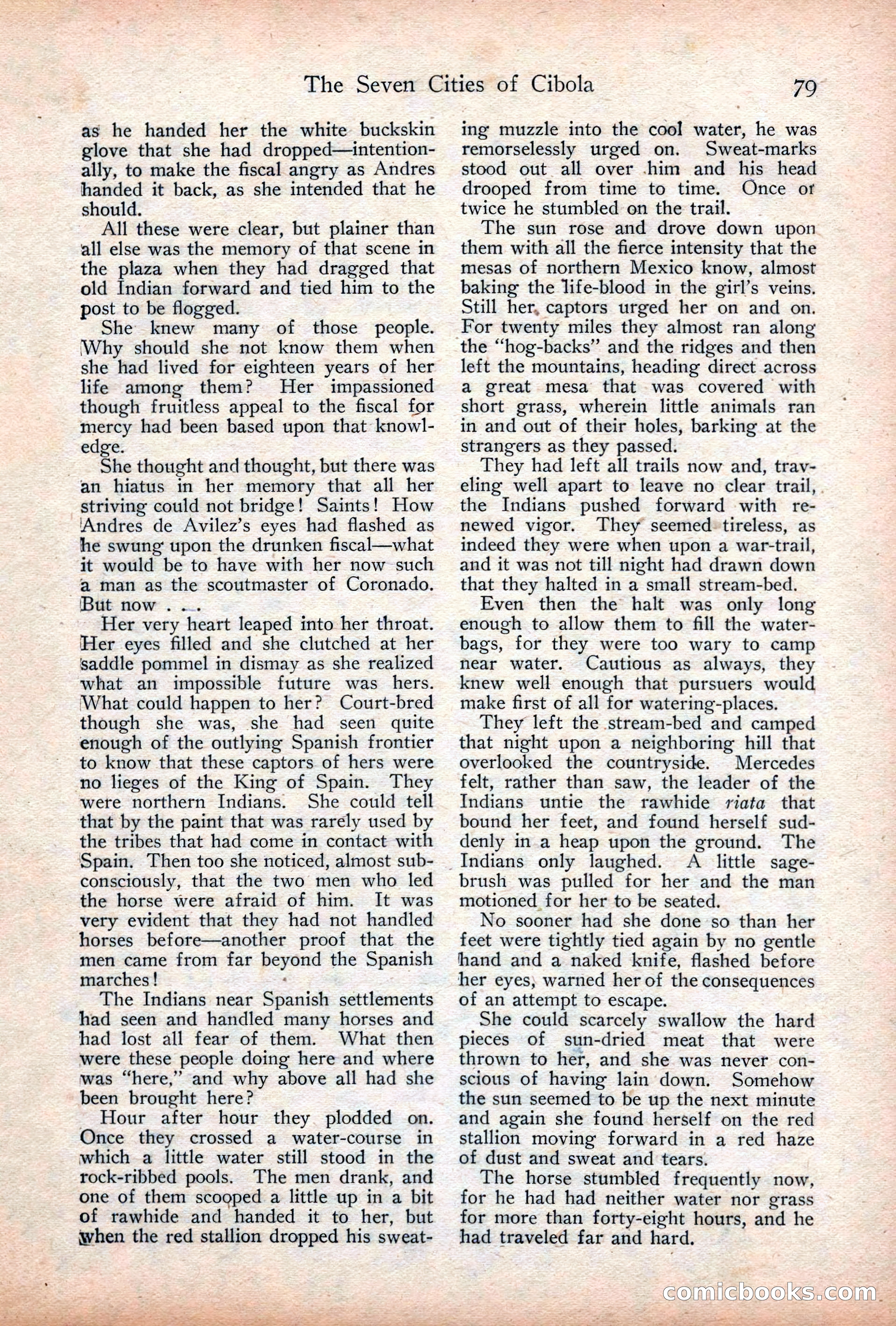 Adventure Magazine Cover, December 18, 1919 — page 93 of 208