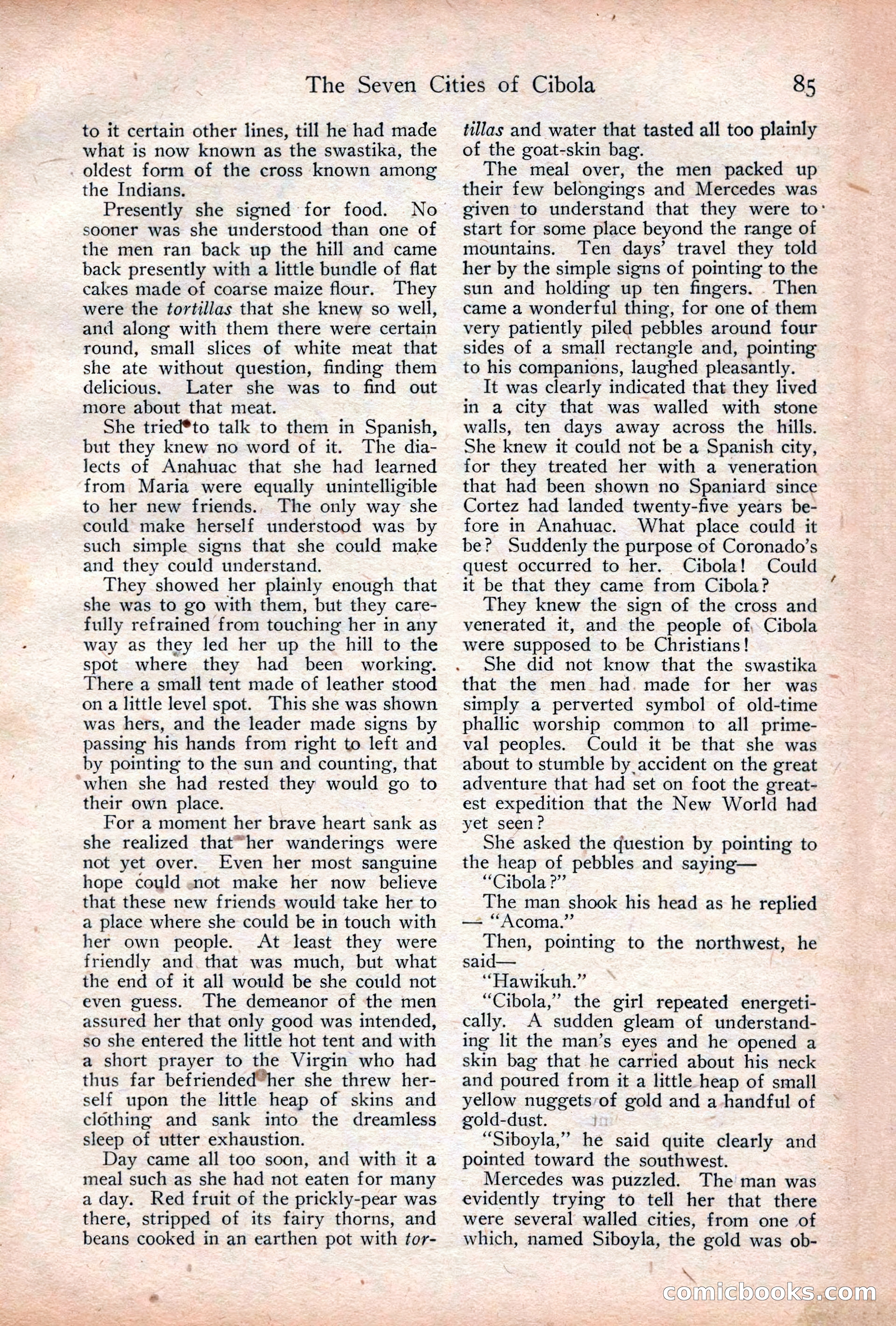 Adventure Magazine Cover, December 18, 1919 — page 99 of 208