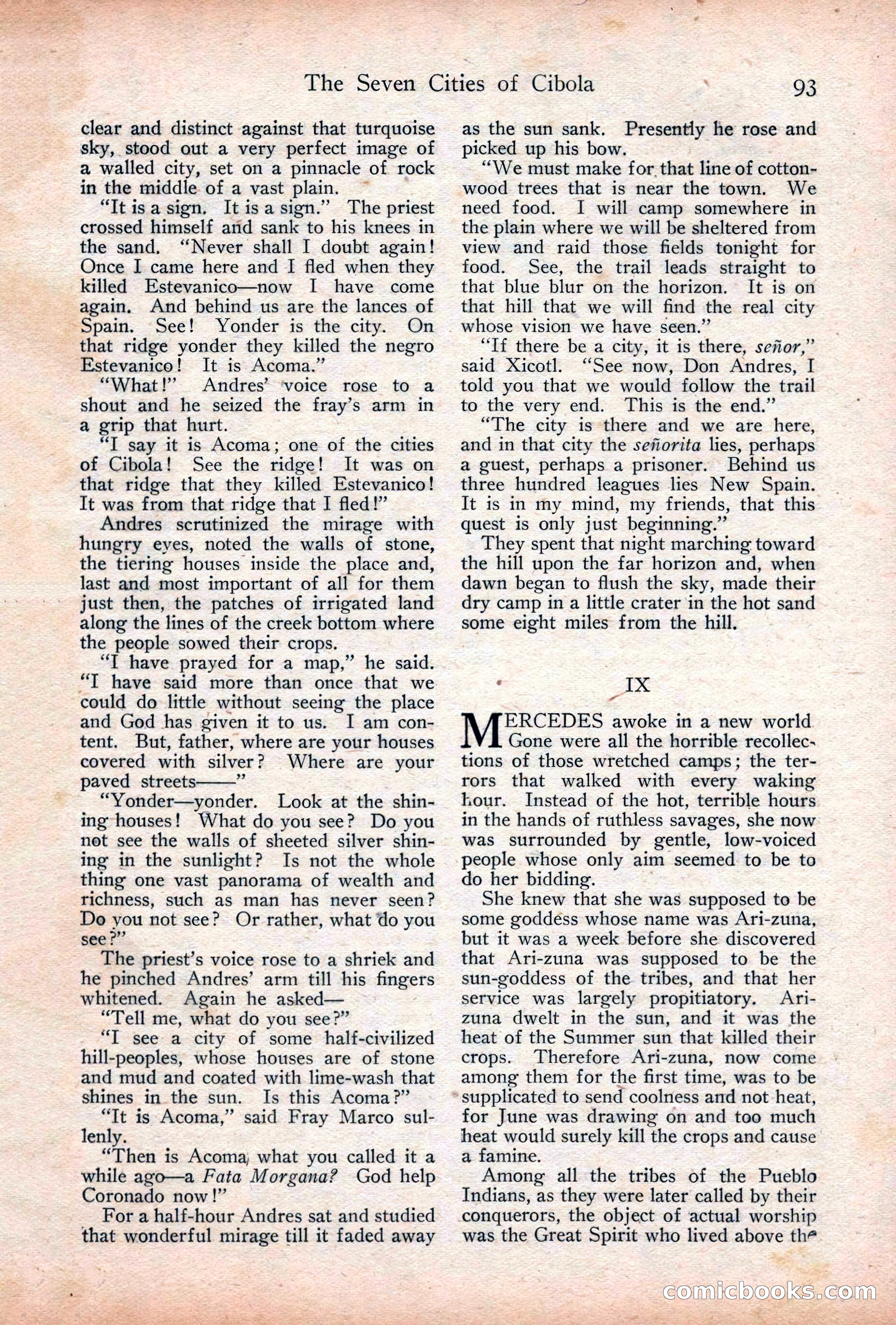 Adventure Magazine Cover, December 18, 1919 — page 107 of 208