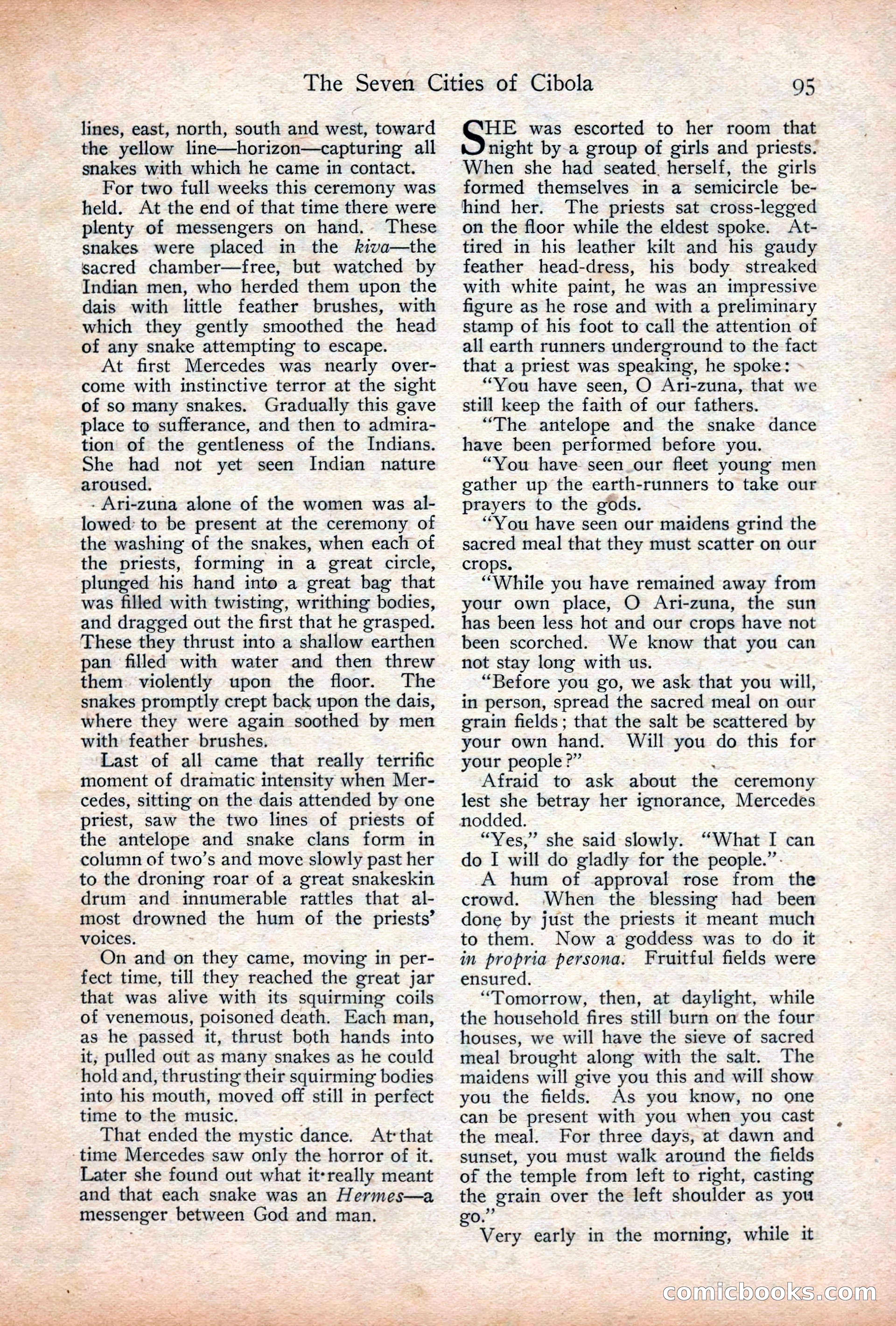 Adventure Magazine Cover, December 18, 1919 — page 109 of 208