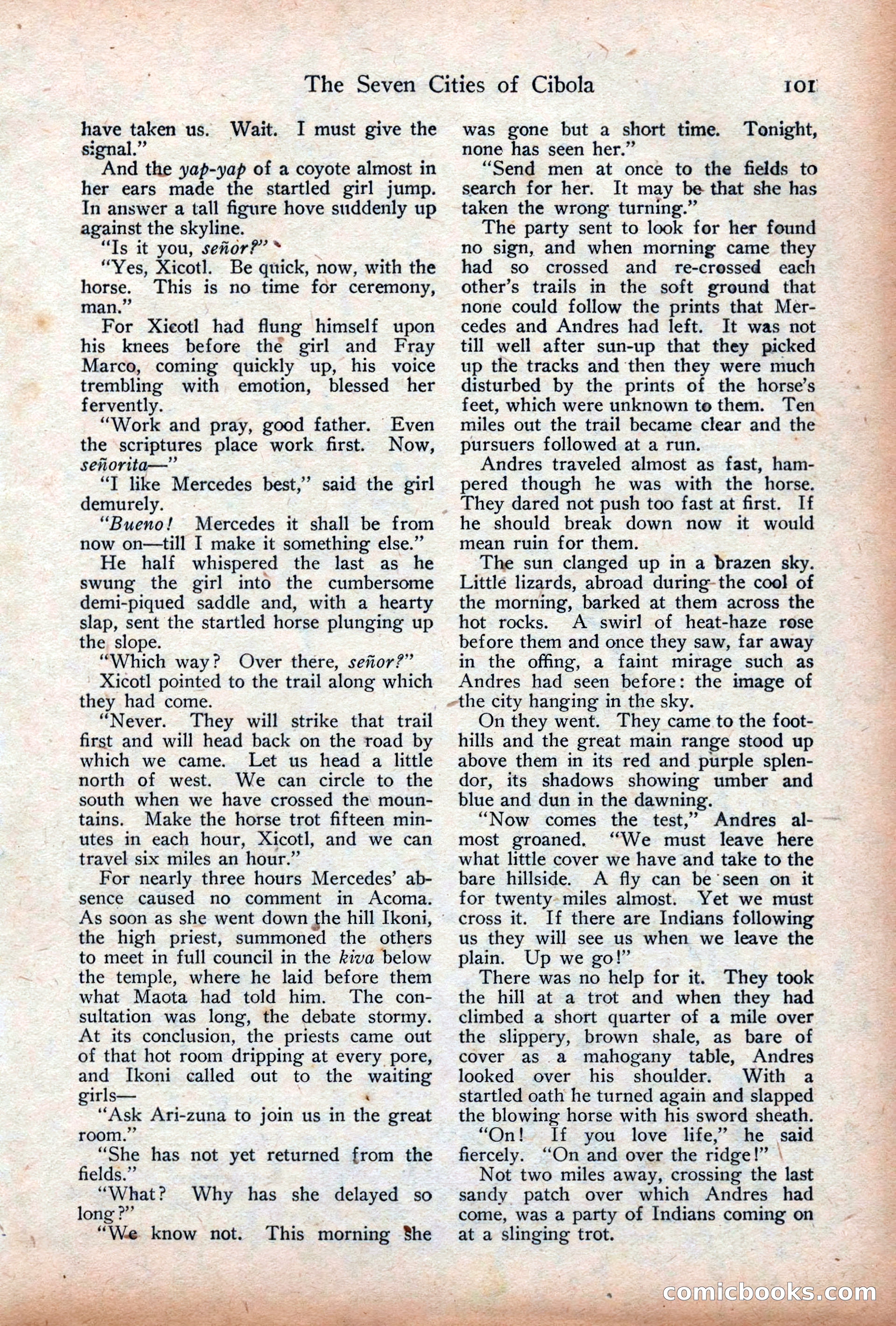 Adventure Magazine Cover, December 18, 1919 — page 115 of 208