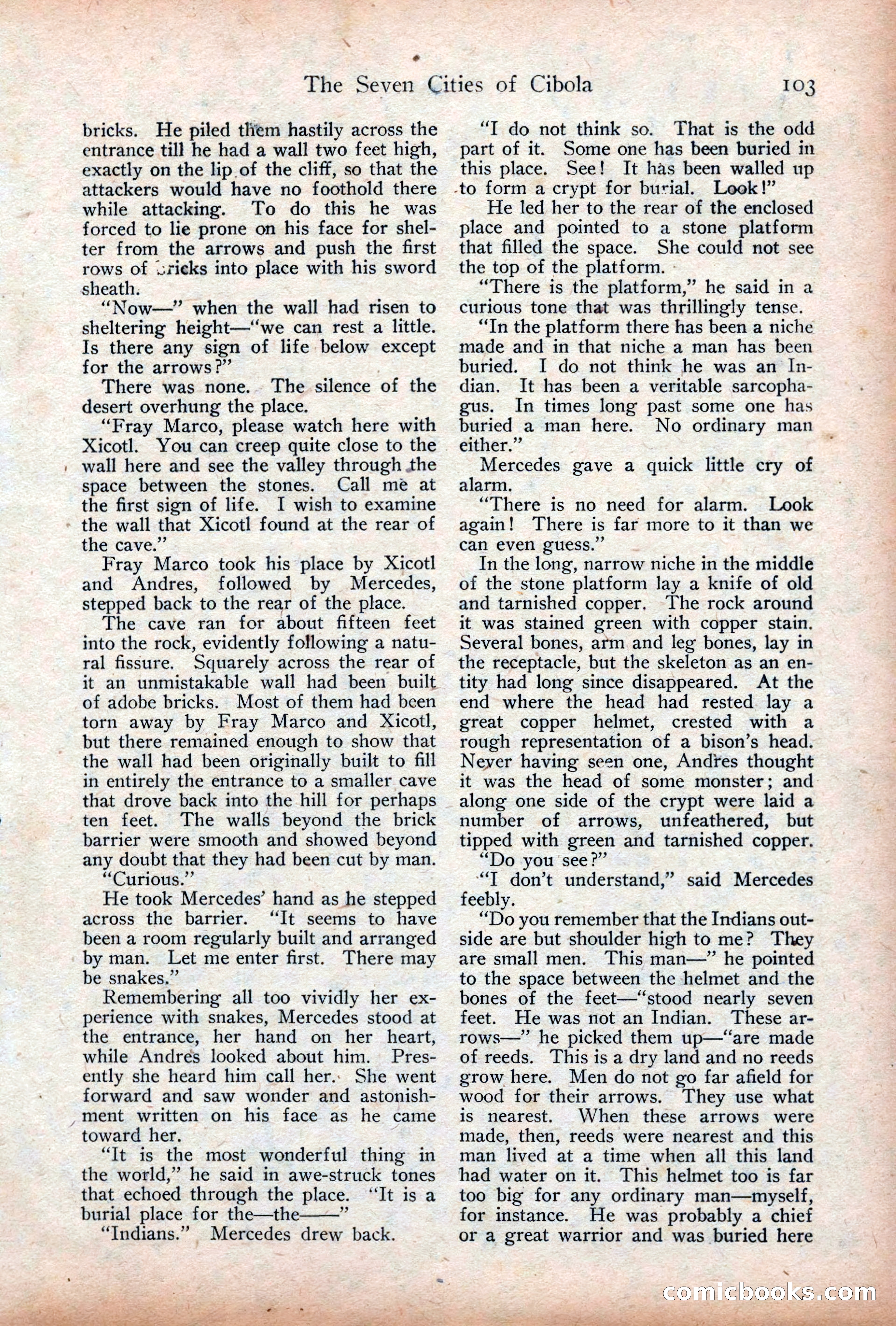 Adventure Magazine Cover, December 18, 1919 — page 117 of 208