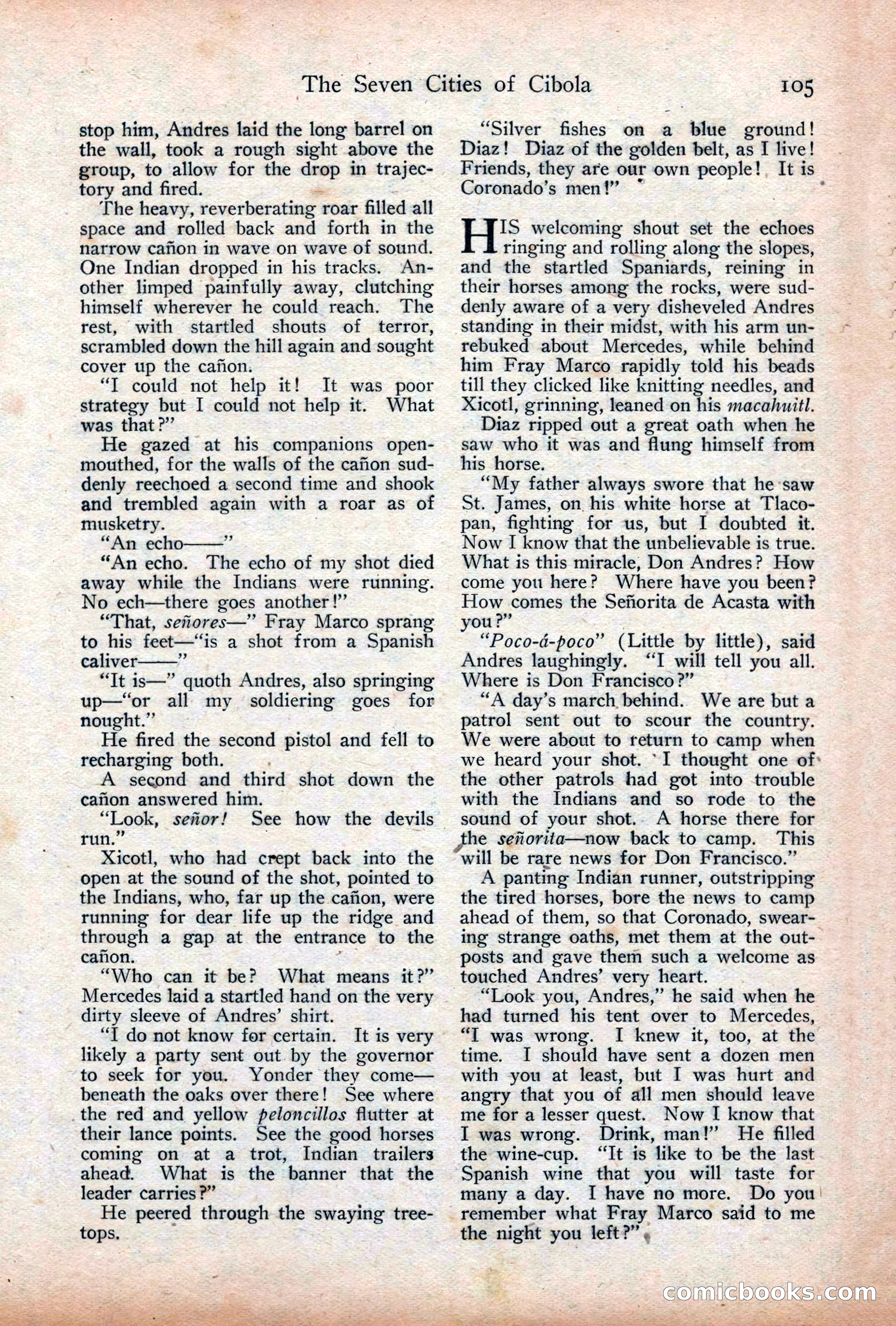 Adventure Magazine Cover, December 18, 1919 — page 119 of 208