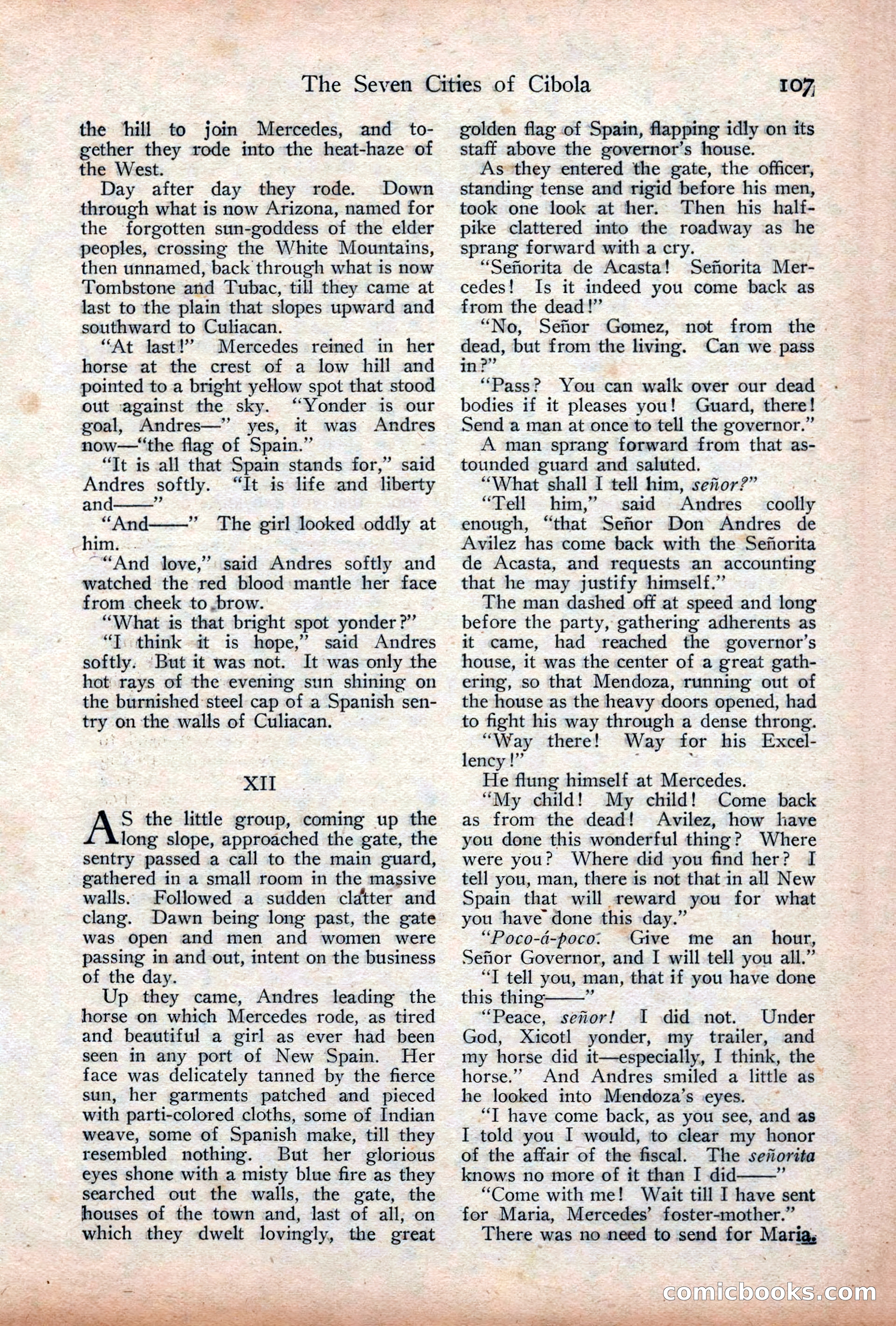 Adventure Magazine Cover, December 18, 1919 — page 121 of 208
