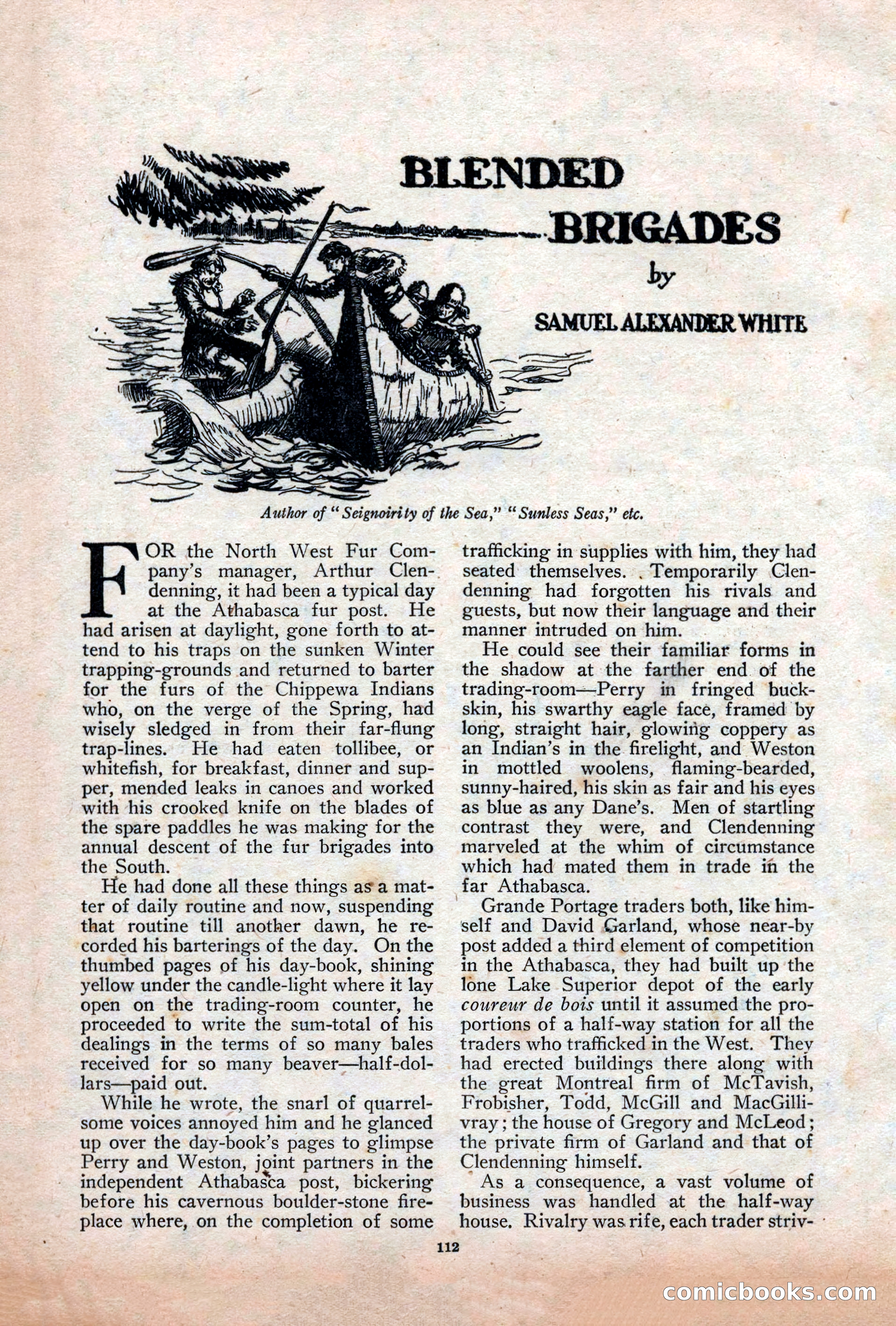 Adventure Magazine Cover, December 18, 1919 — page 126 of 208