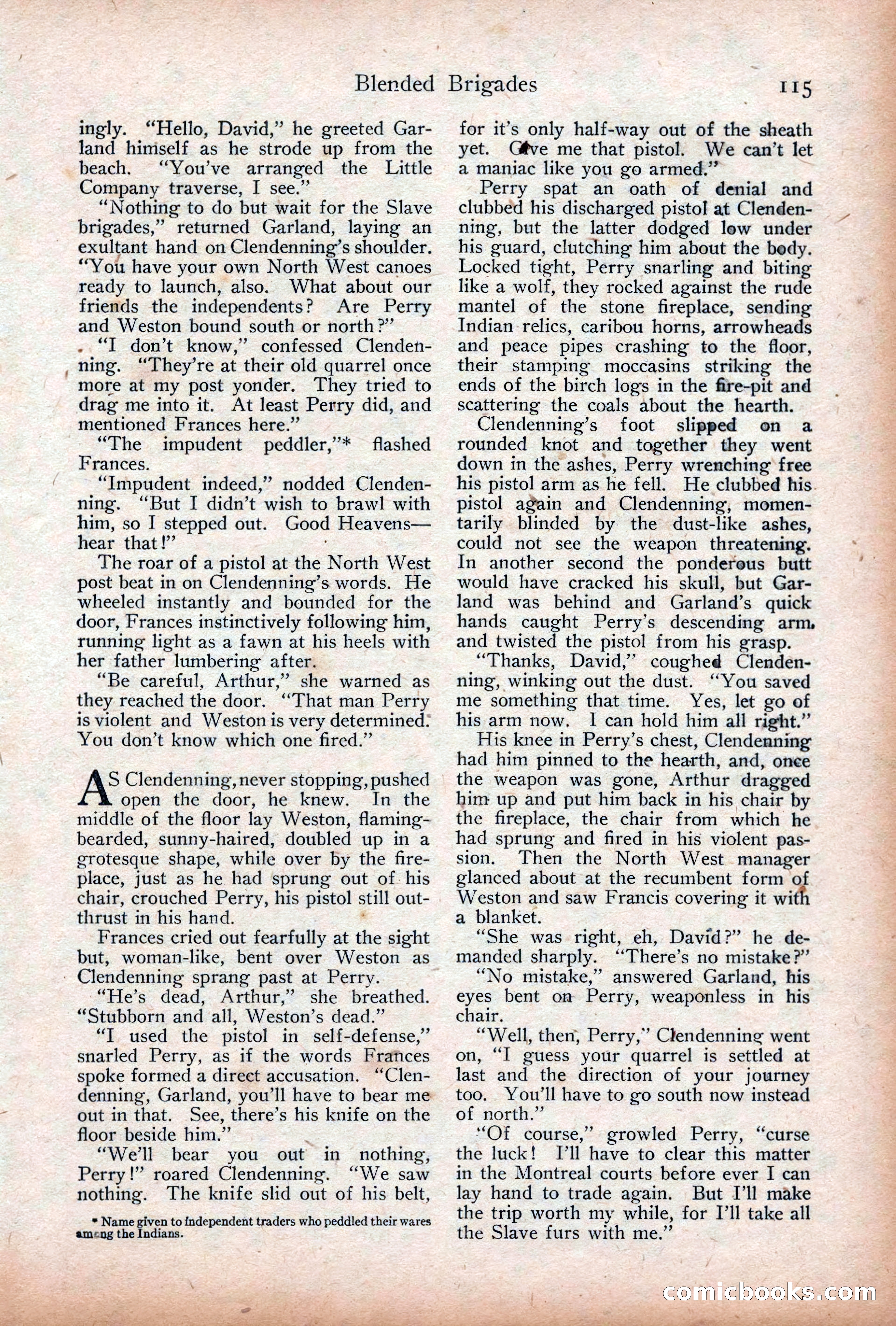 Adventure Magazine Cover, December 18, 1919 — page 129 of 208