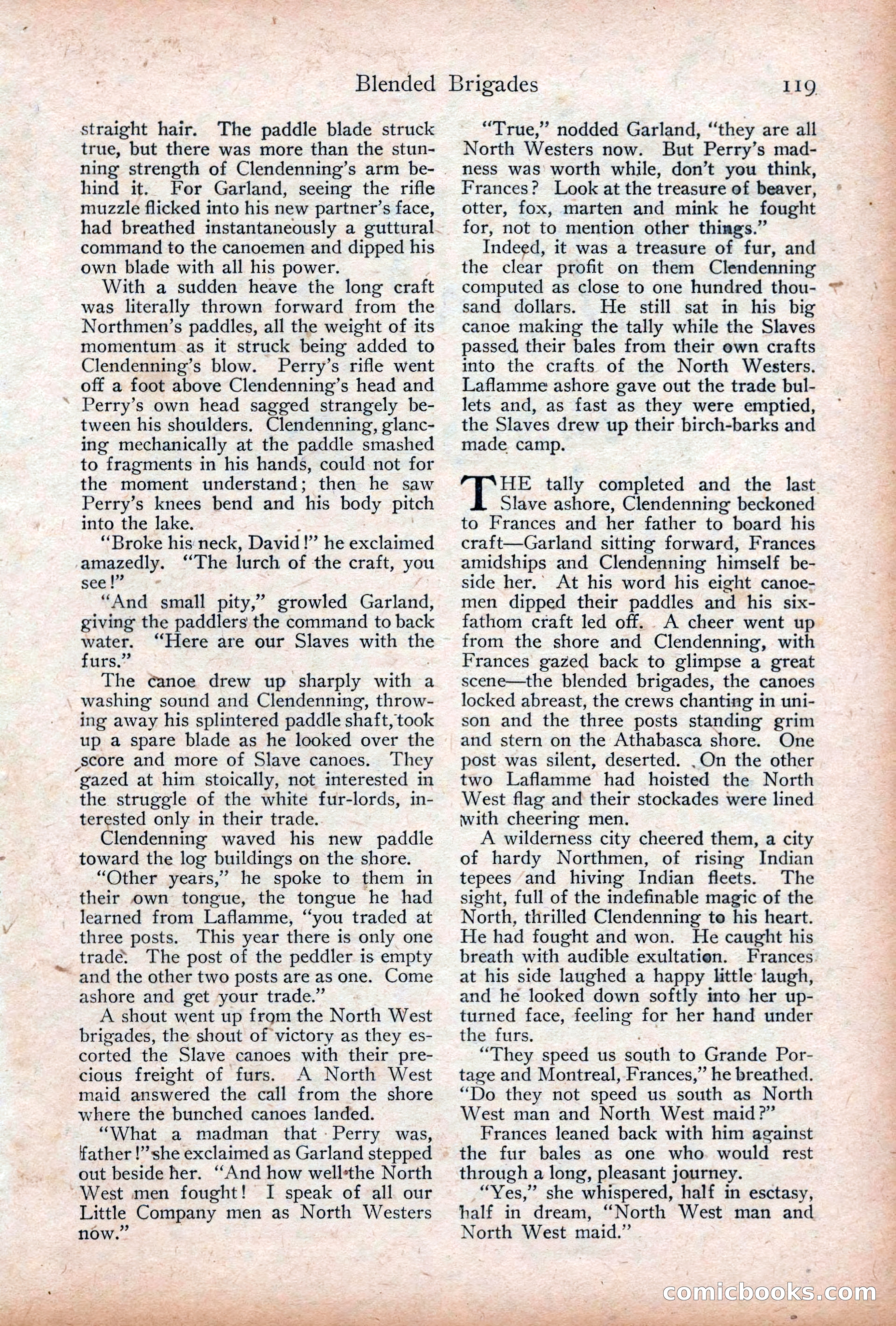 Adventure Magazine Cover, December 18, 1919 — page 133 of 208