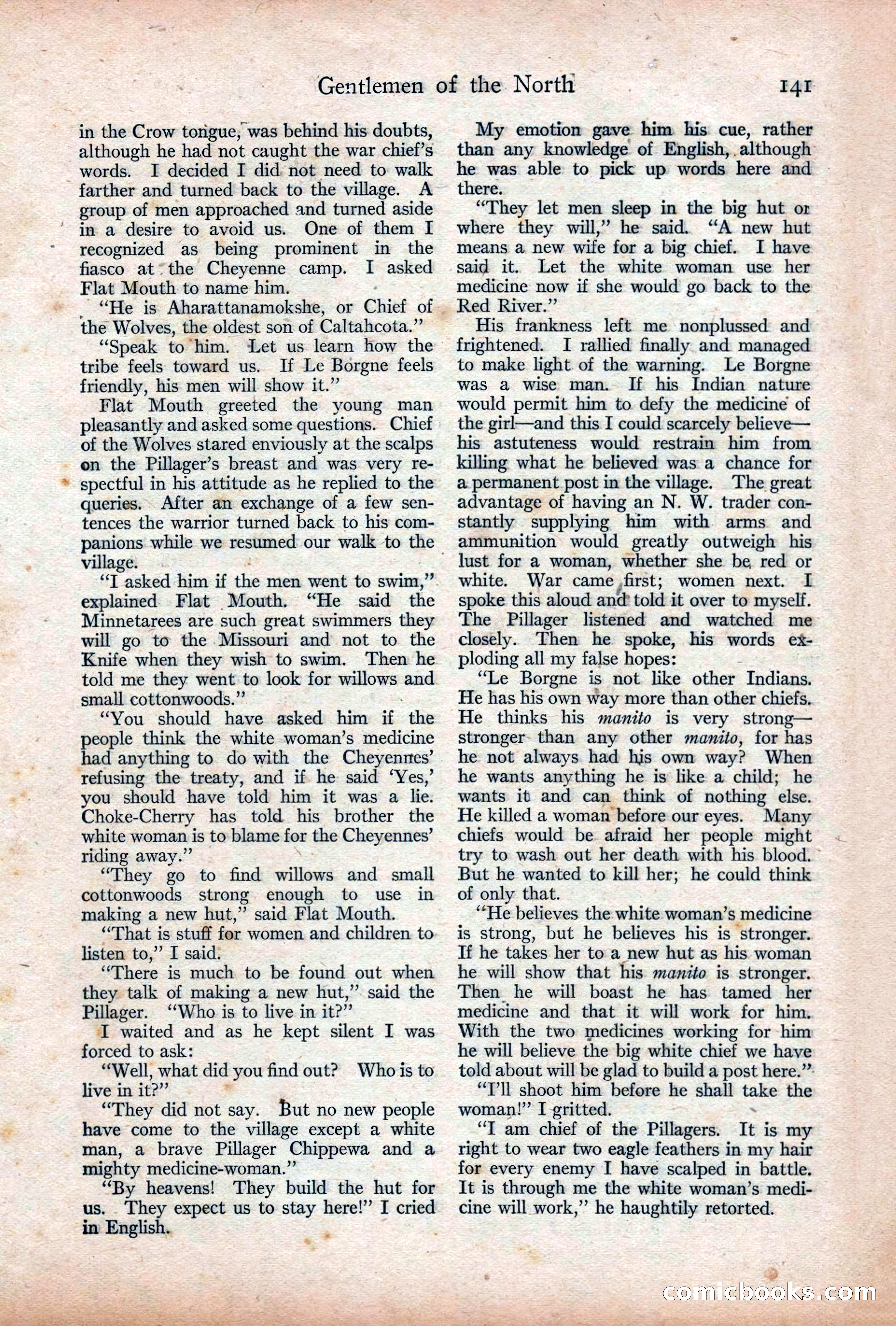Adventure Magazine Cover, December 18, 1919 — page 155 of 208