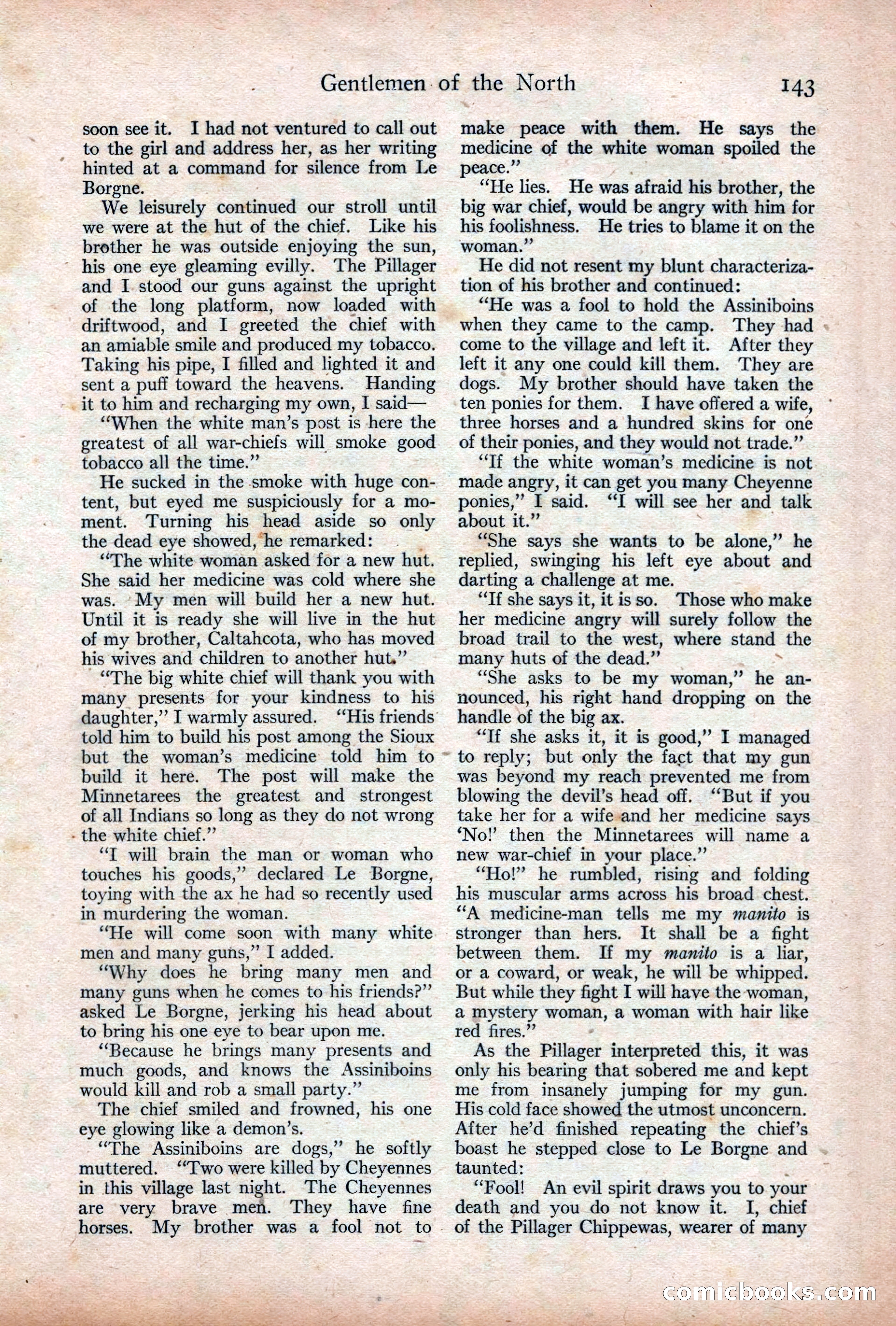 Adventure Magazine Cover, December 18, 1919 — page 157 of 208