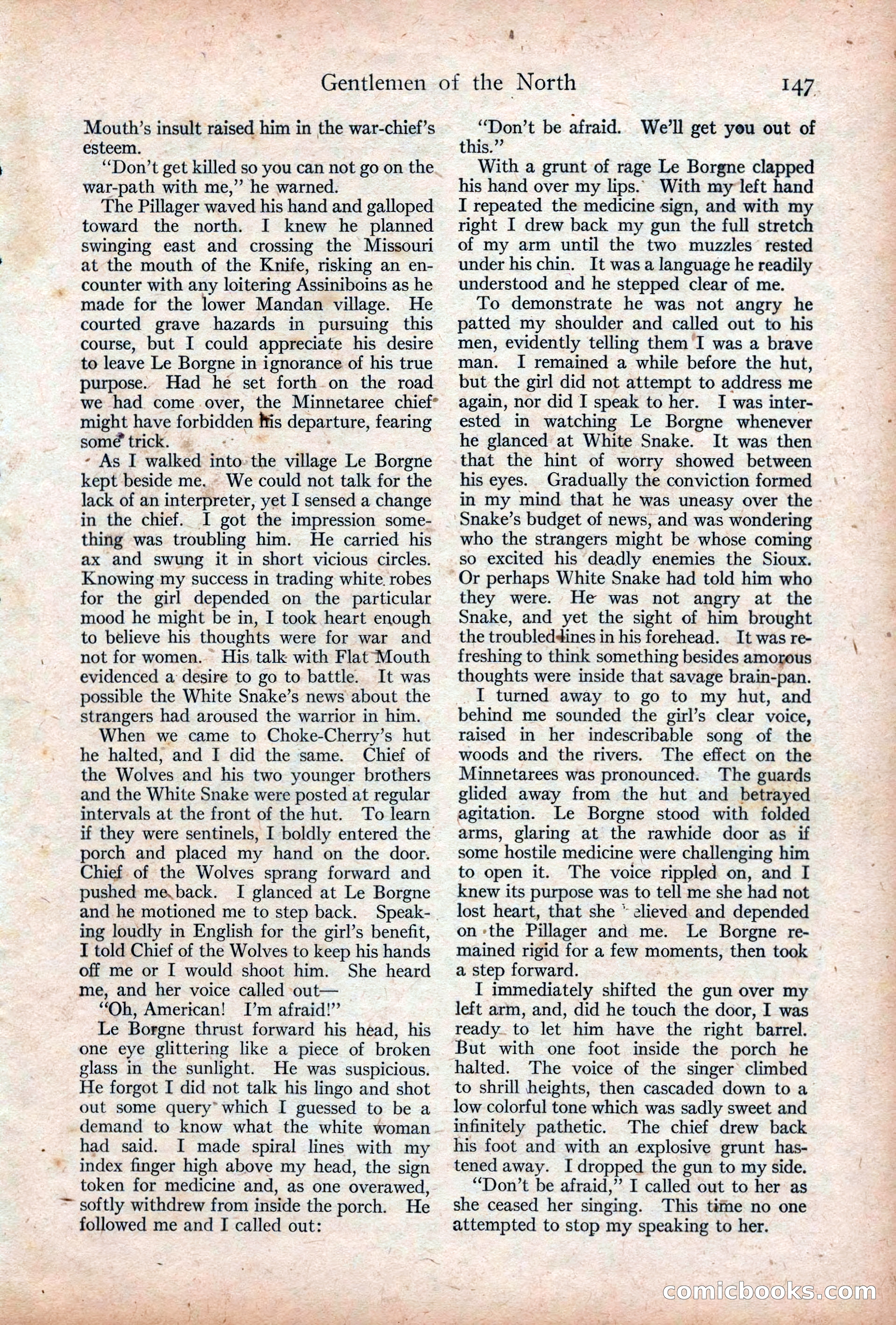 Adventure Magazine Cover, December 18, 1919 — page 161 of 208