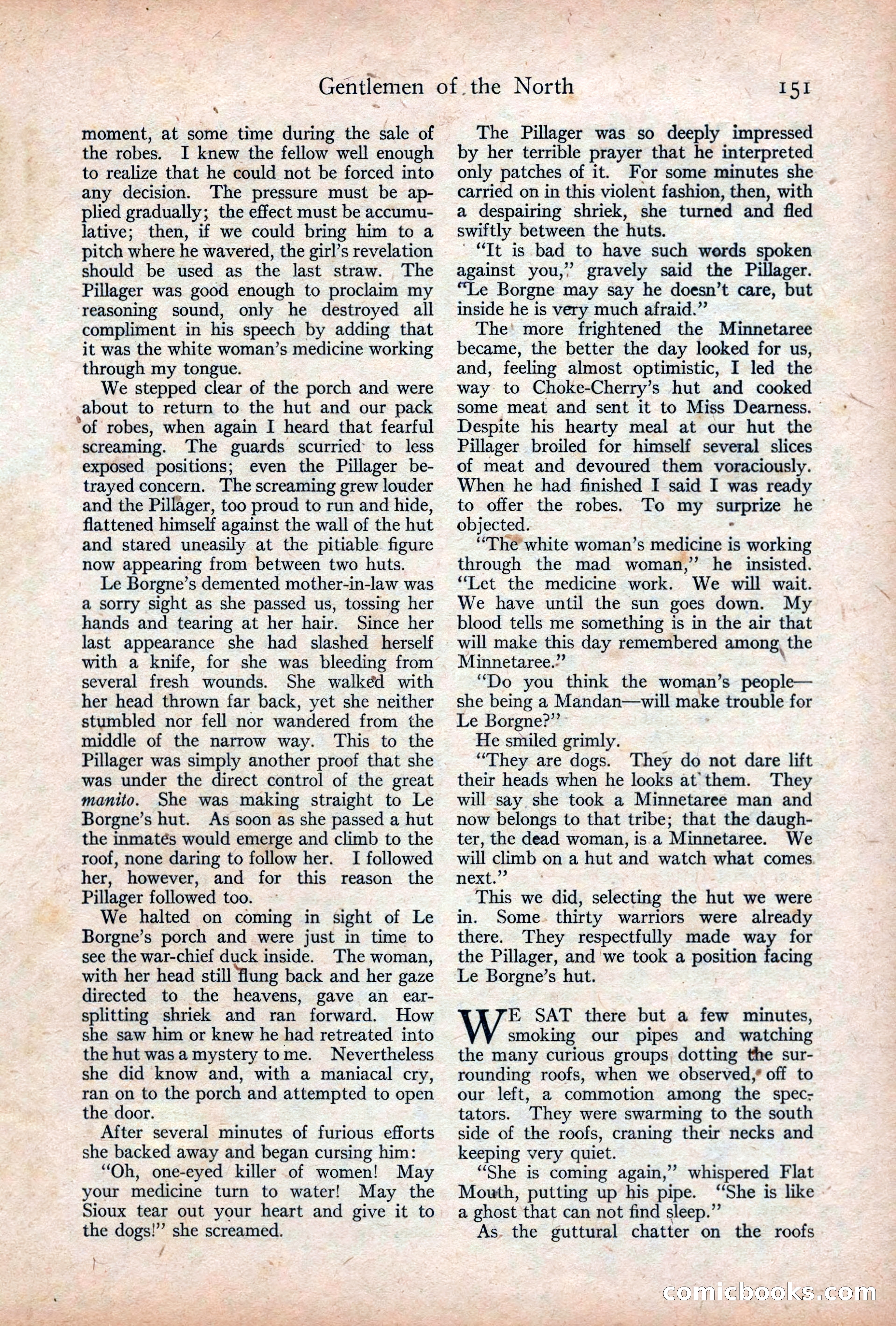Adventure Magazine Cover, December 18, 1919 — page 165 of 208