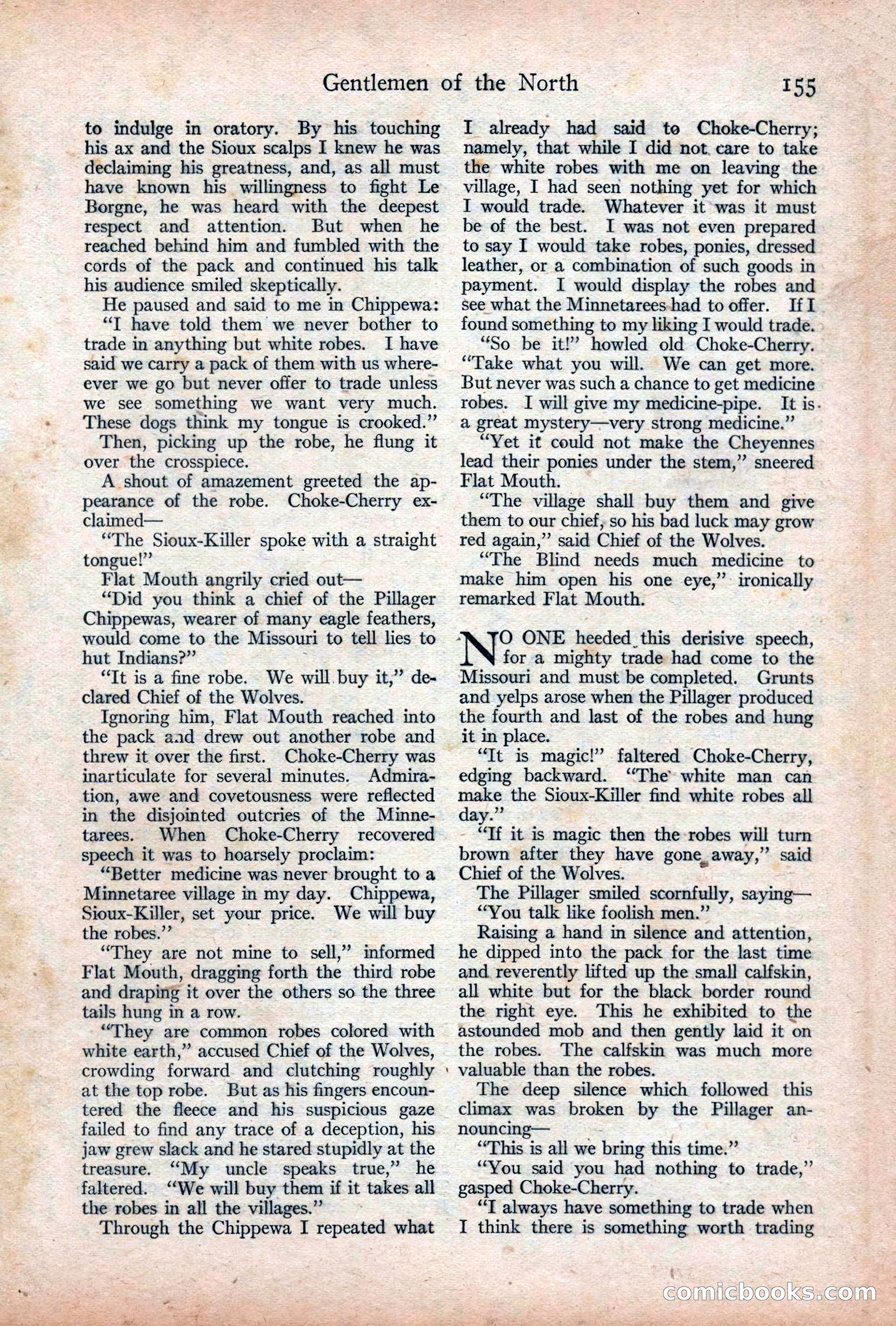 Adventure Magazine Cover, December 18, 1919 — page 169 of 208