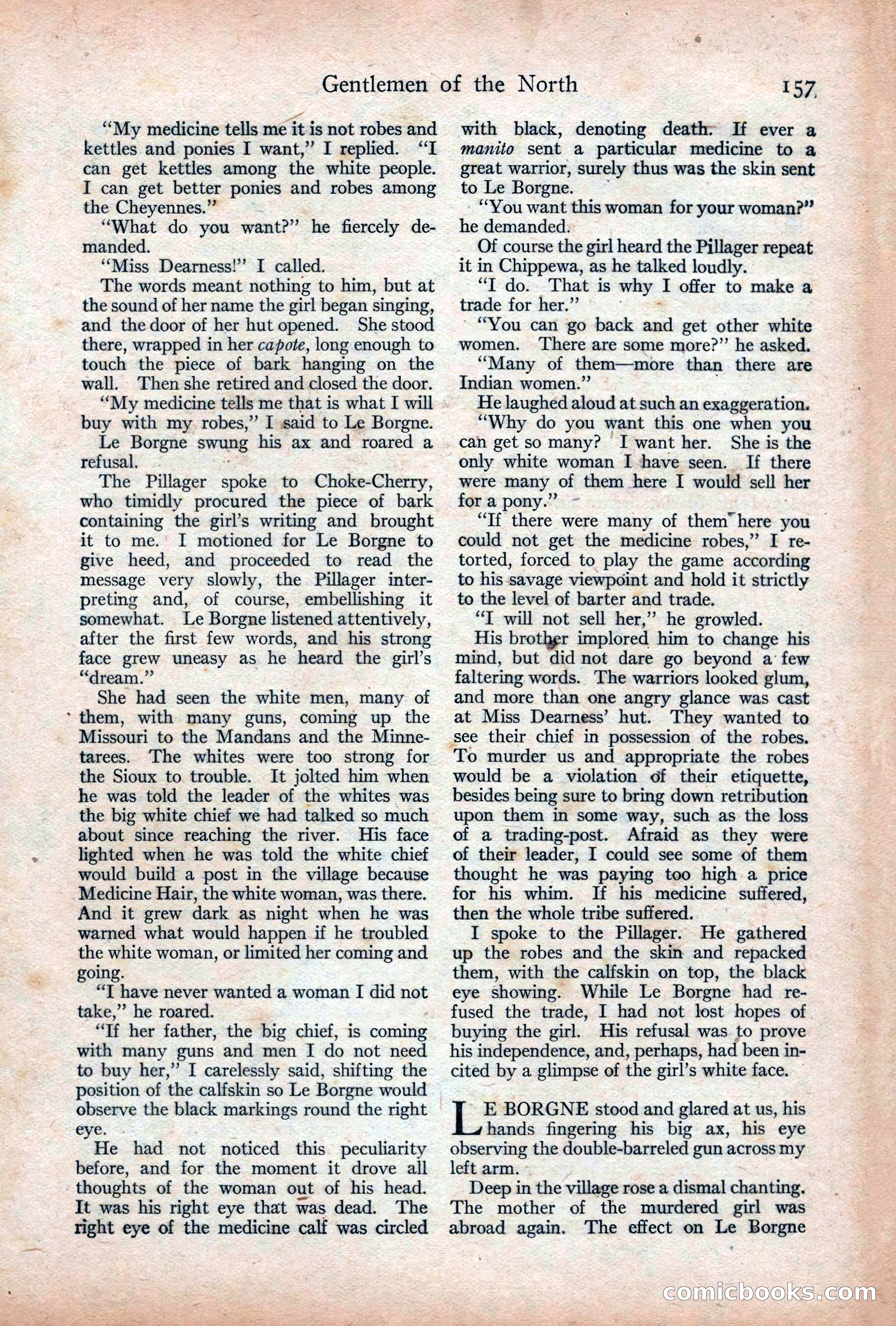 Adventure Magazine Cover, December 18, 1919 — page 171 of 208