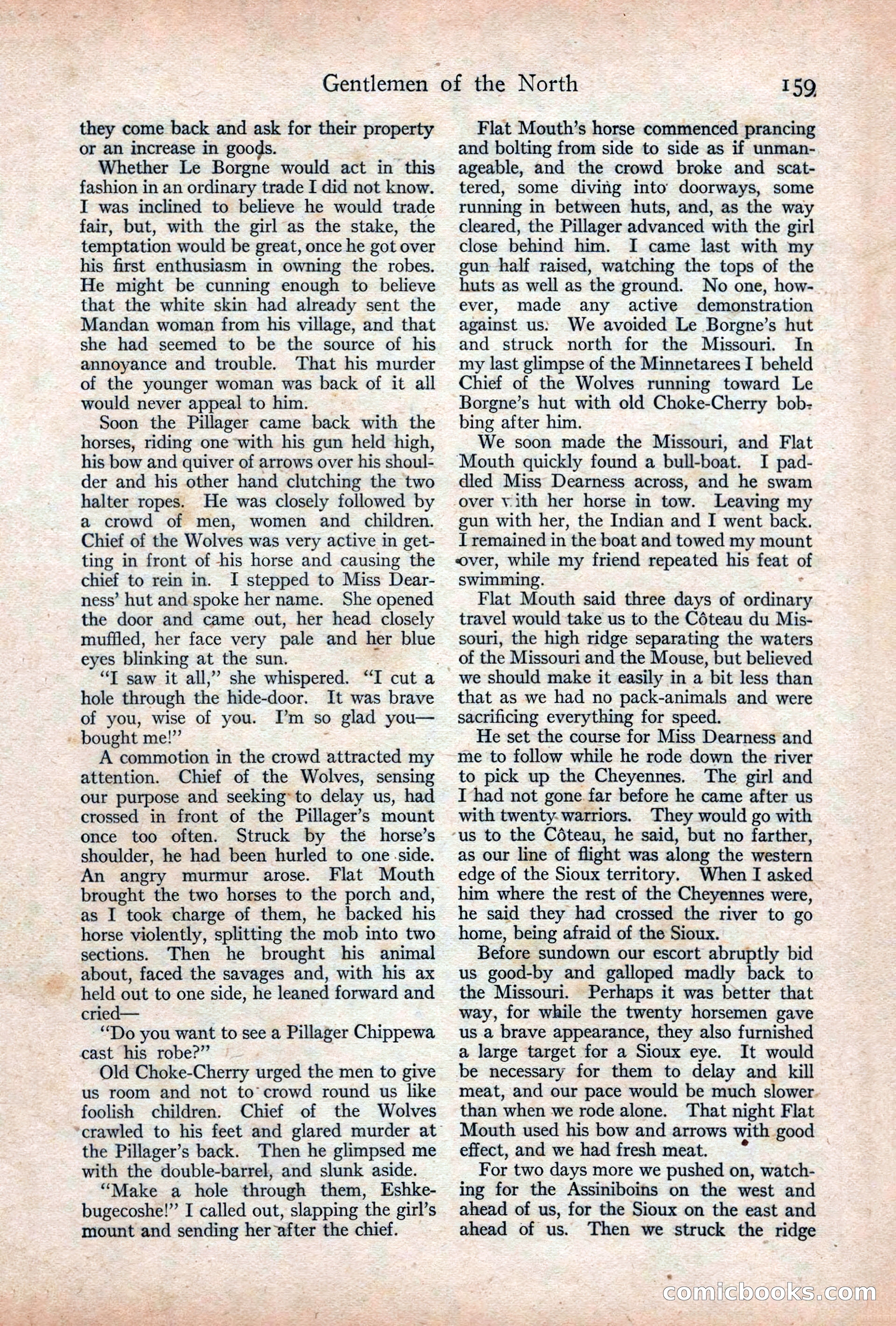Adventure Magazine Cover, December 18, 1919 — page 173 of 208
