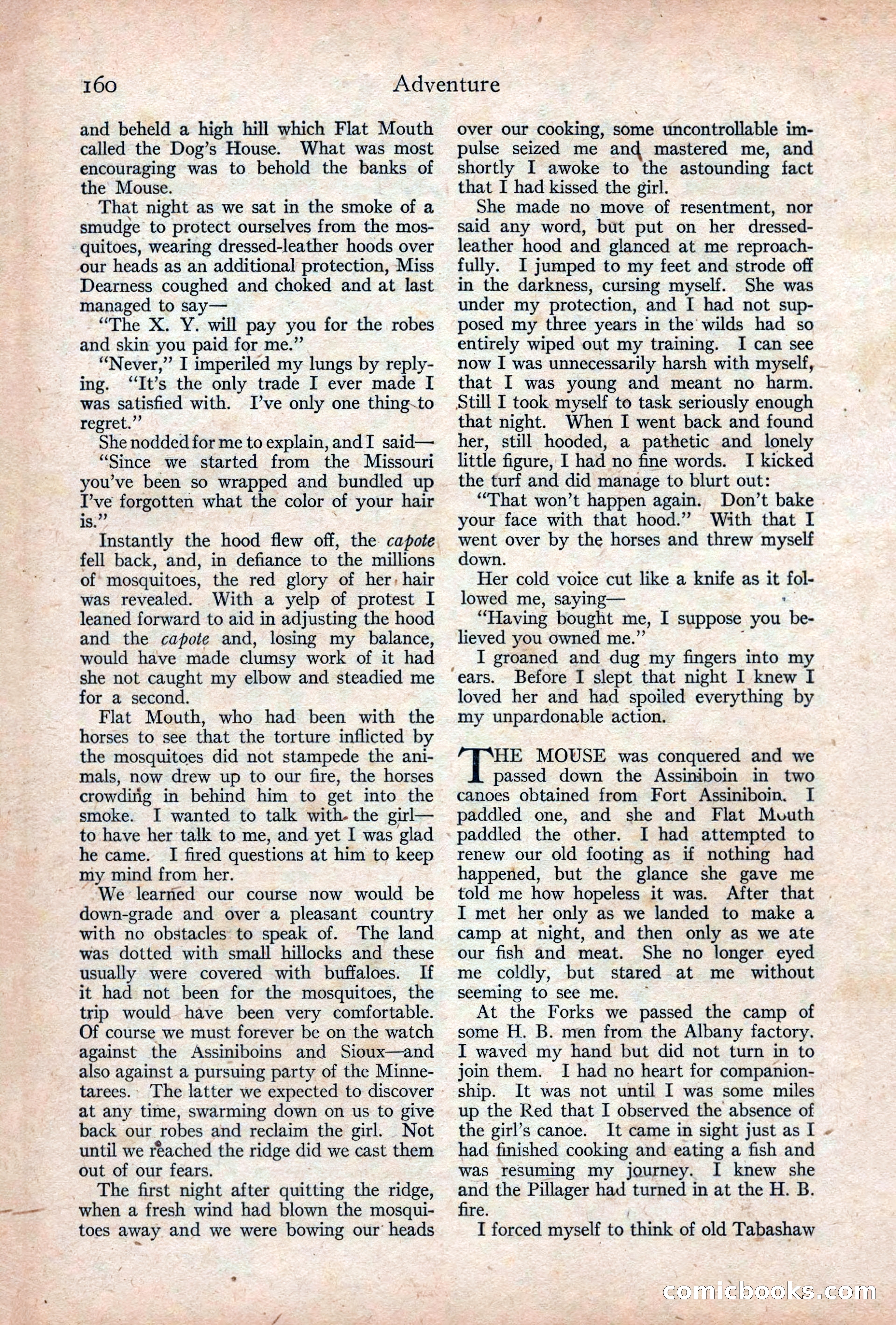 Adventure Magazine Cover, December 18, 1919 — page 174 of 208