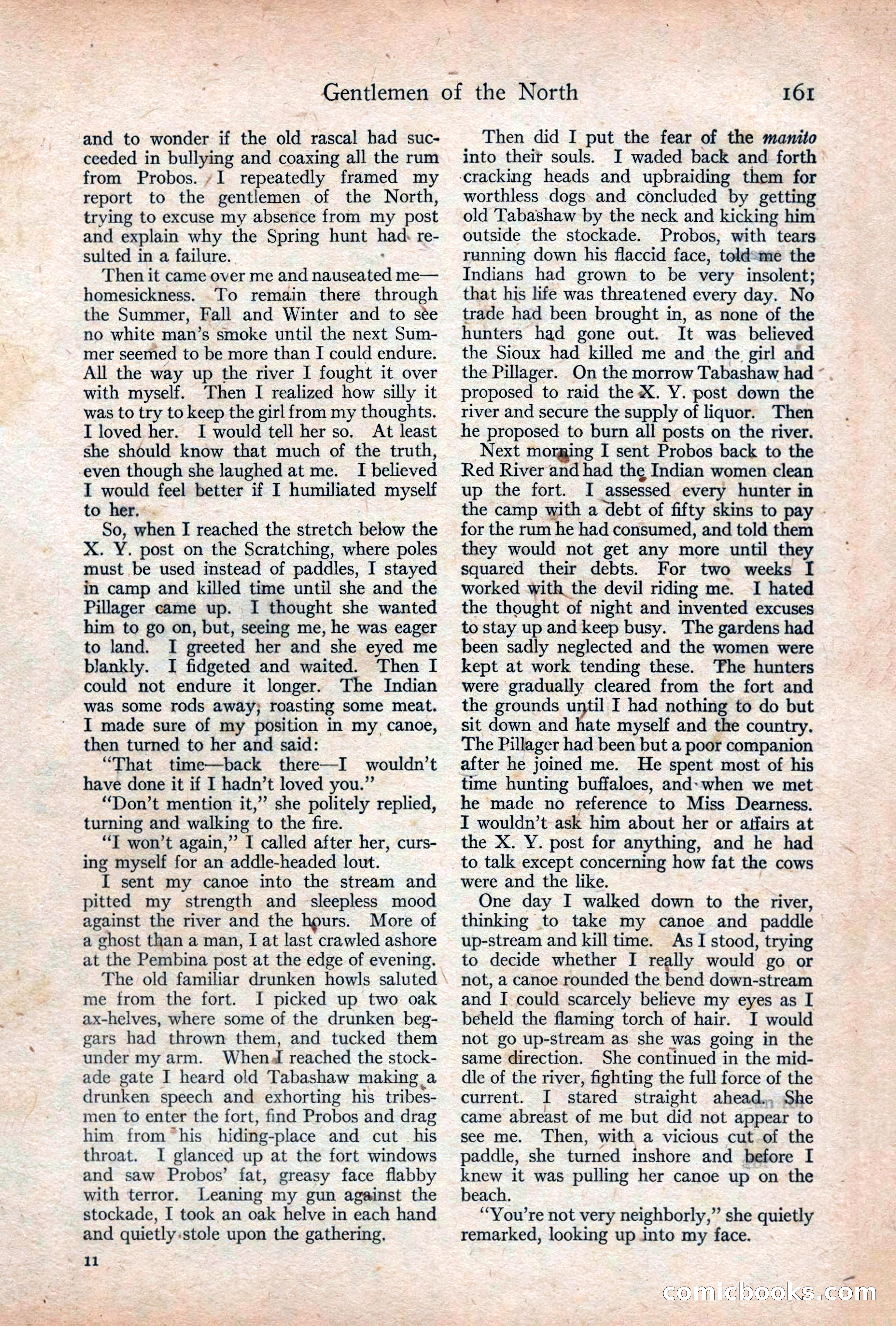 Adventure Magazine Cover, December 18, 1919 — page 175 of 208
